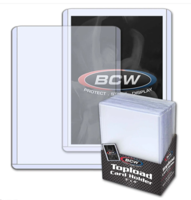 BCW Top Loaders Standard 59 79 108 168 197 240 360pt Sleeves Team bags Discounts