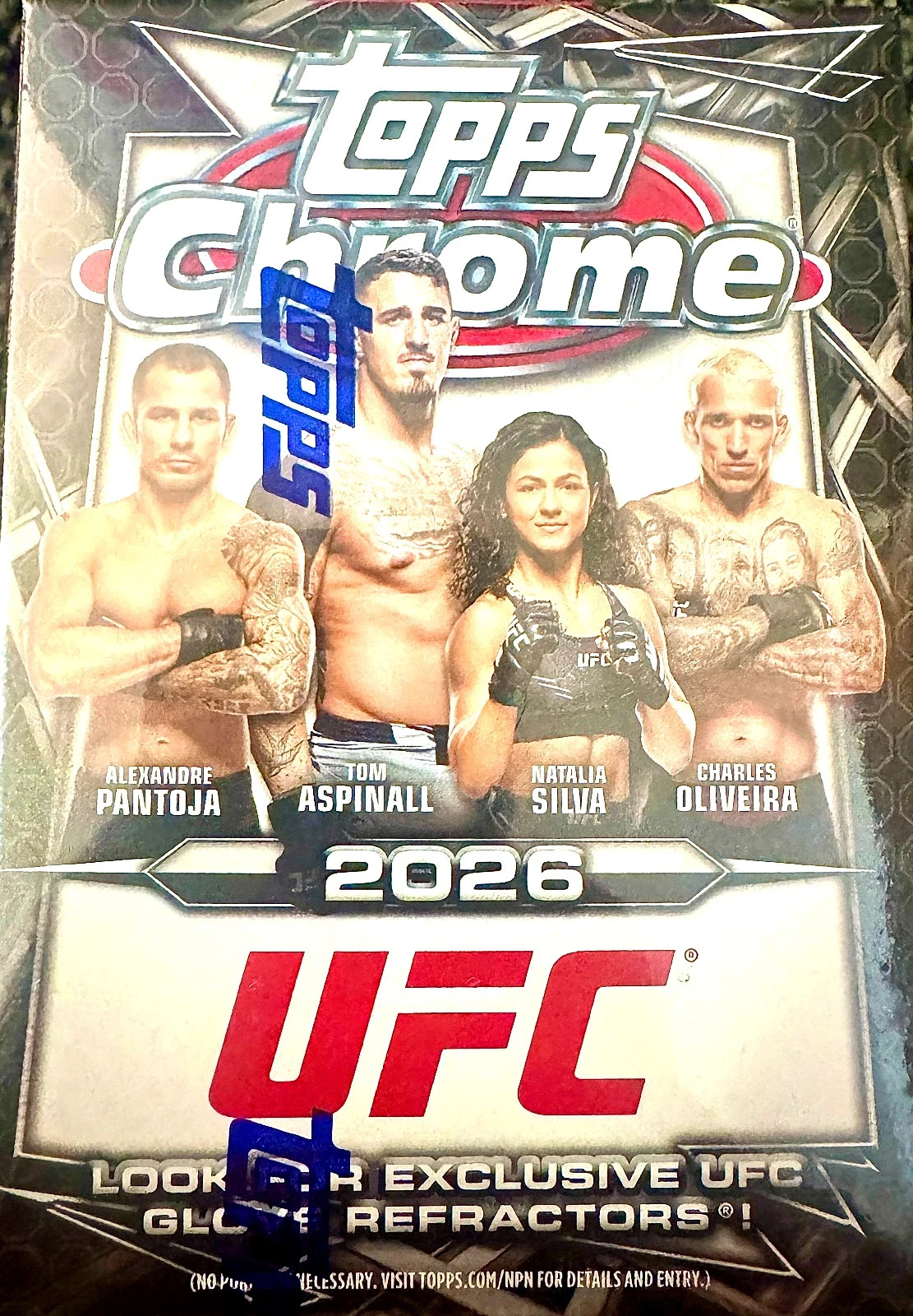 2026 Topps Chrome UFC Factory Sealed Blaster Value Box