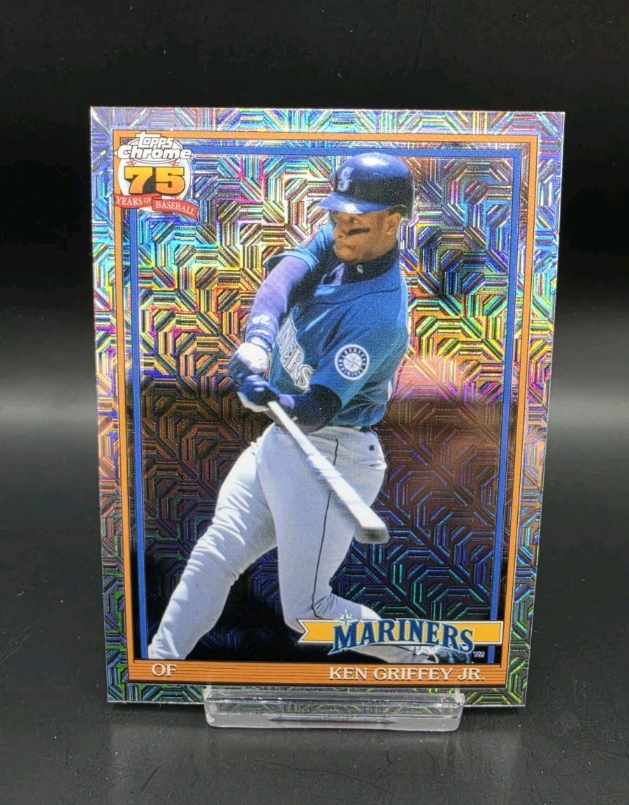 2026 Topps Series 1 – 1991 Topps Chrome Silver Pack Mojo Ken Griffey Jr #91C-51