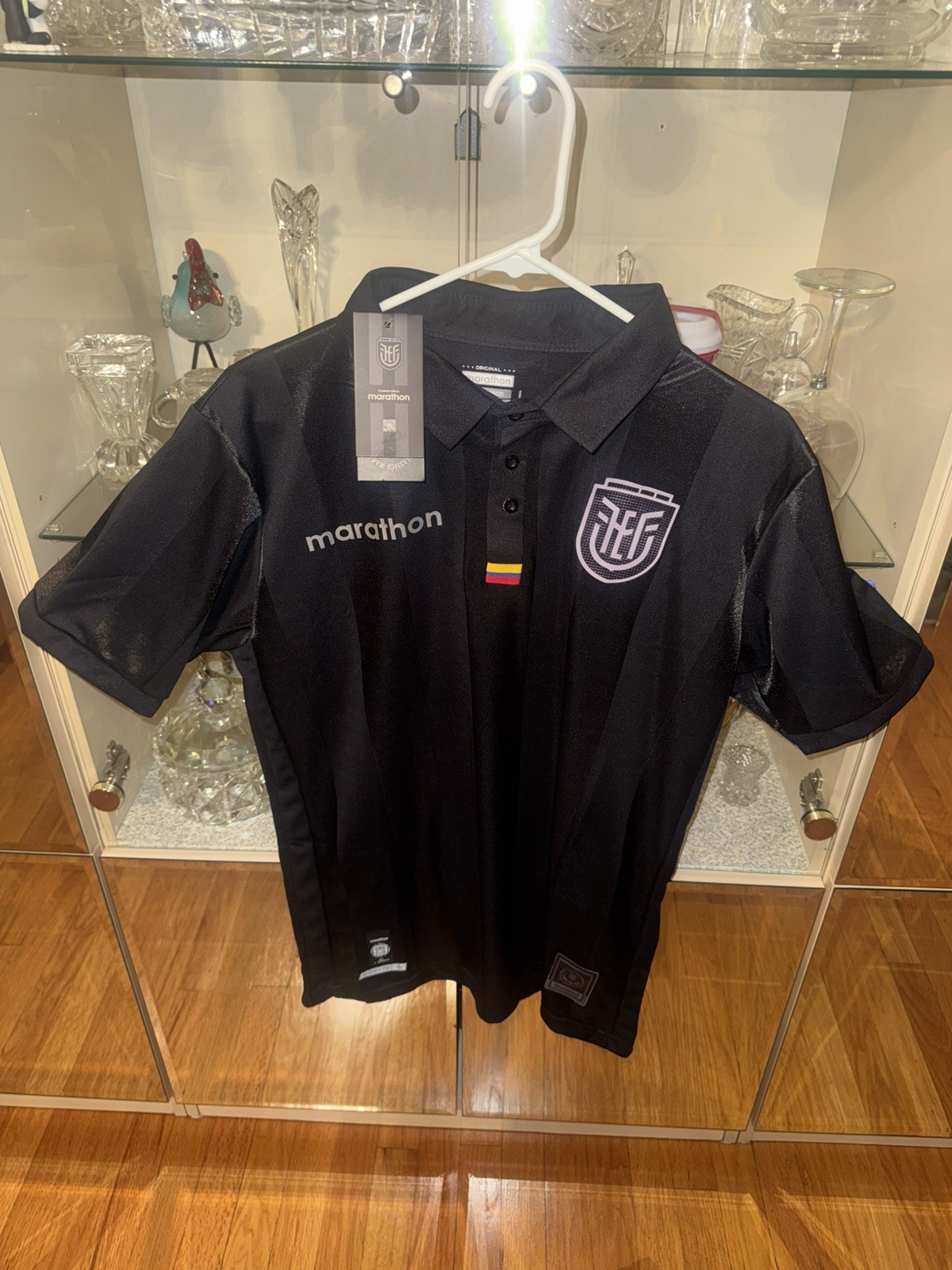 Ecuador National Team Soccer Jersey Black . All sizes available