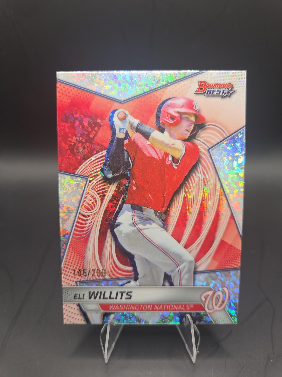 2025 Bowman’s Best Eli Willits #TP-20 Mini-Diamond Refractor 149/299