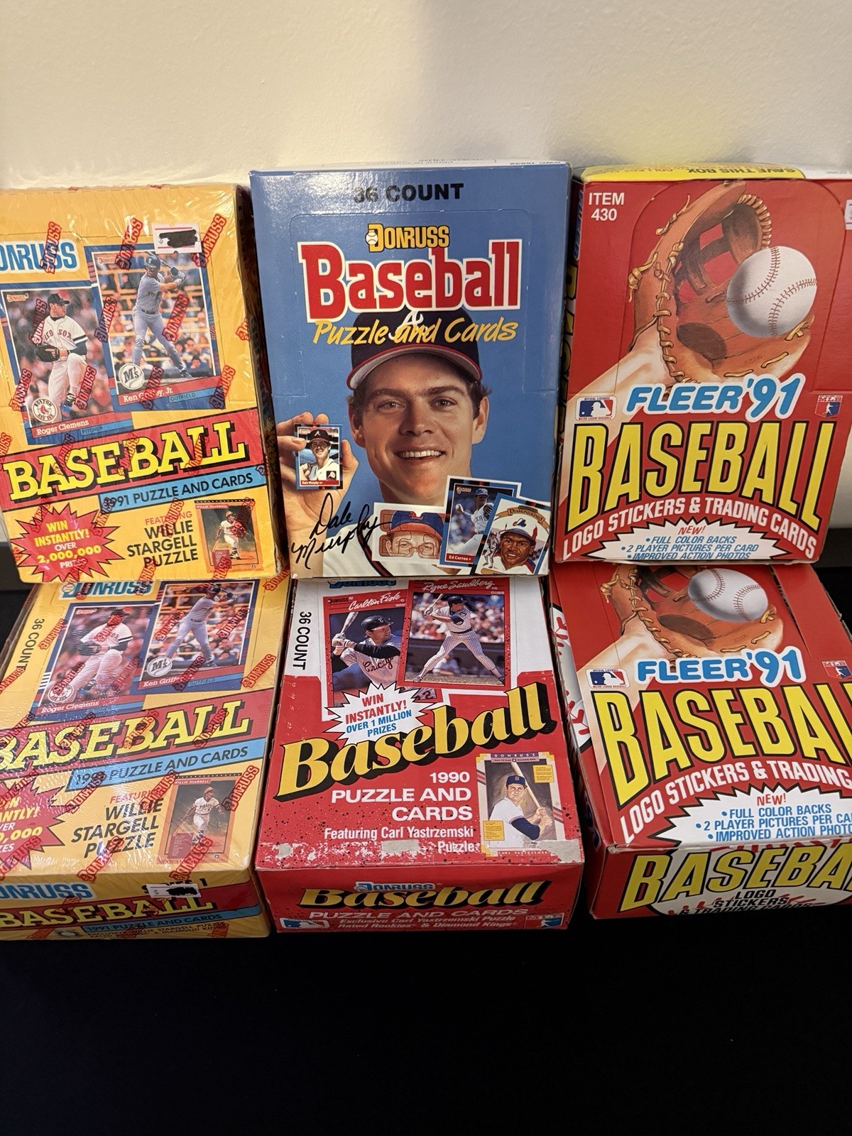 Baseball Cards – Unopened Packs from Vintage Box – 200 Cards In Sealed Packs!
