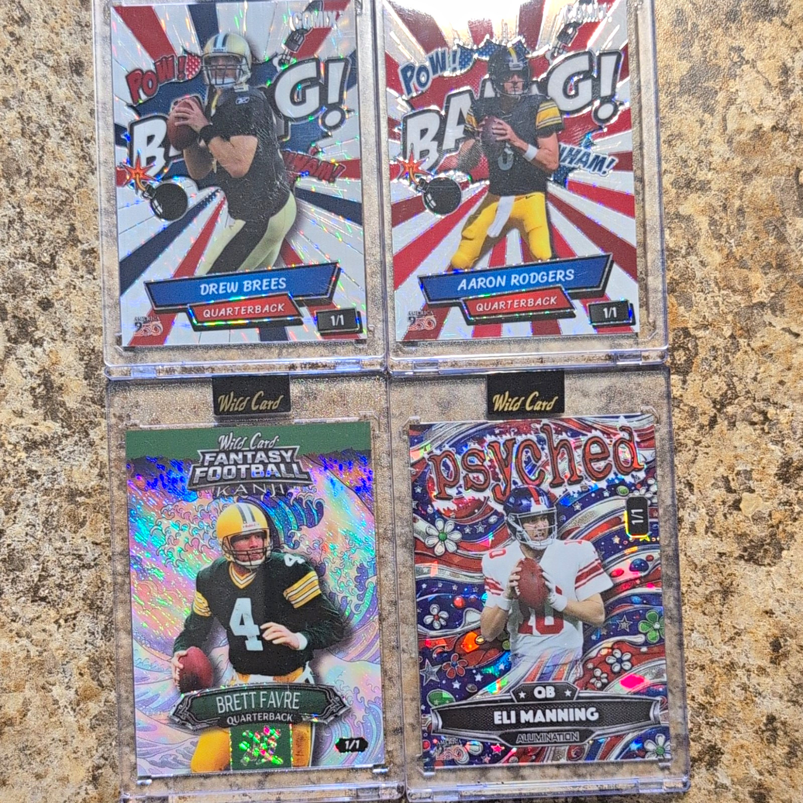 Wild Card 2024 Comix & Fantasy Football Kanji QB All 1/1