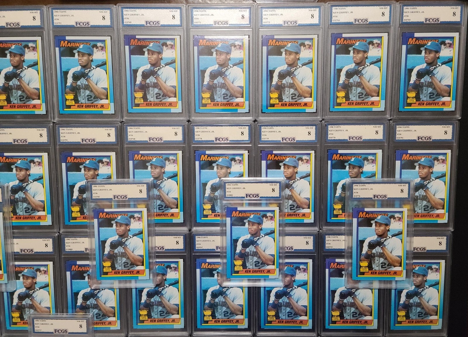 1990 Topps Ken Griffey, Jr. #336 Graded FCGS 8 NM-MT