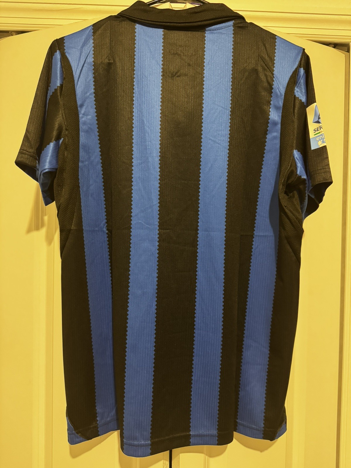 Inter Milan 26 27 FAN VERSION Slim Fit Home Jersey Scudetto Copa Italia Patch