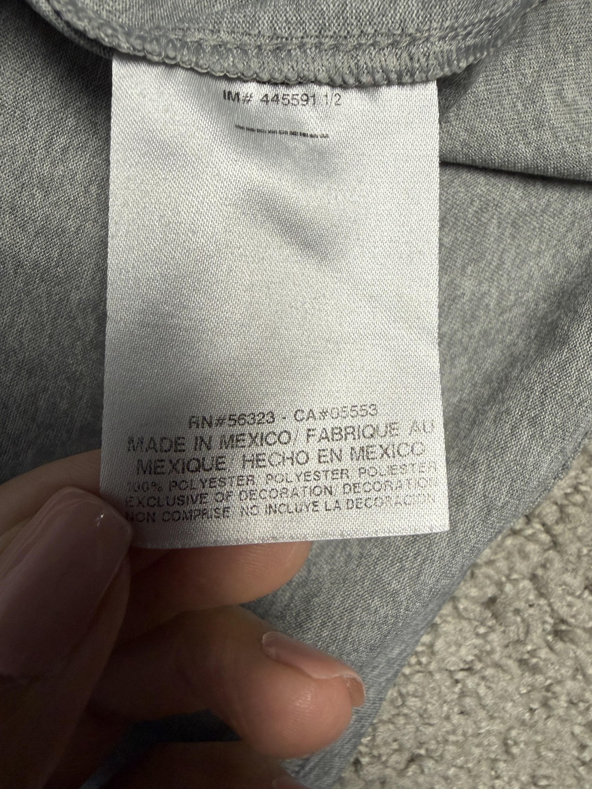 Georgia Bulldogs Shirt Mens XL Gray NCAA Football Nike Dri-Fit 2021 Champs
