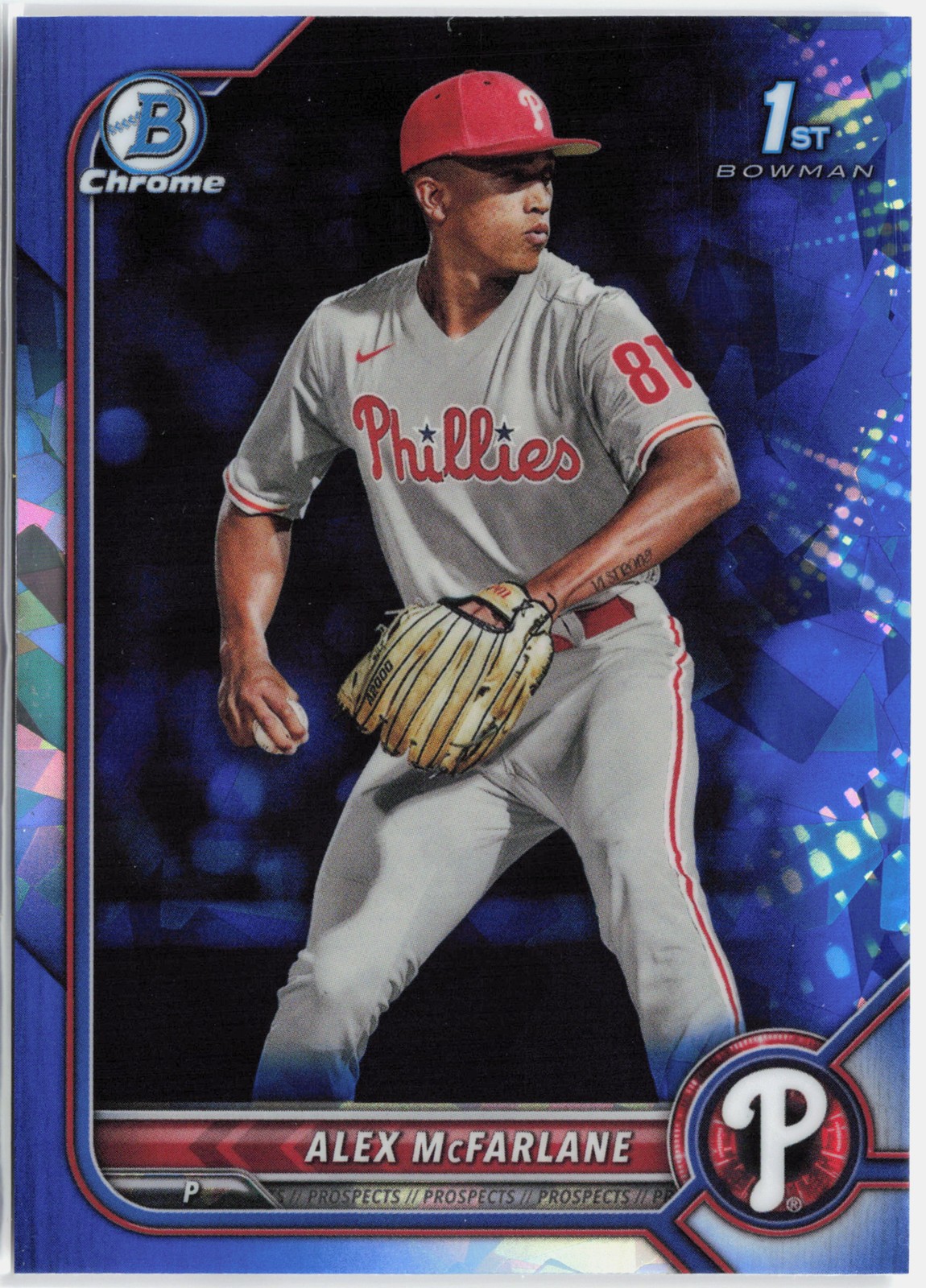 Alex McFarlane (RC) 1st Bowman Sapphire BDC-117 Rookie 2022