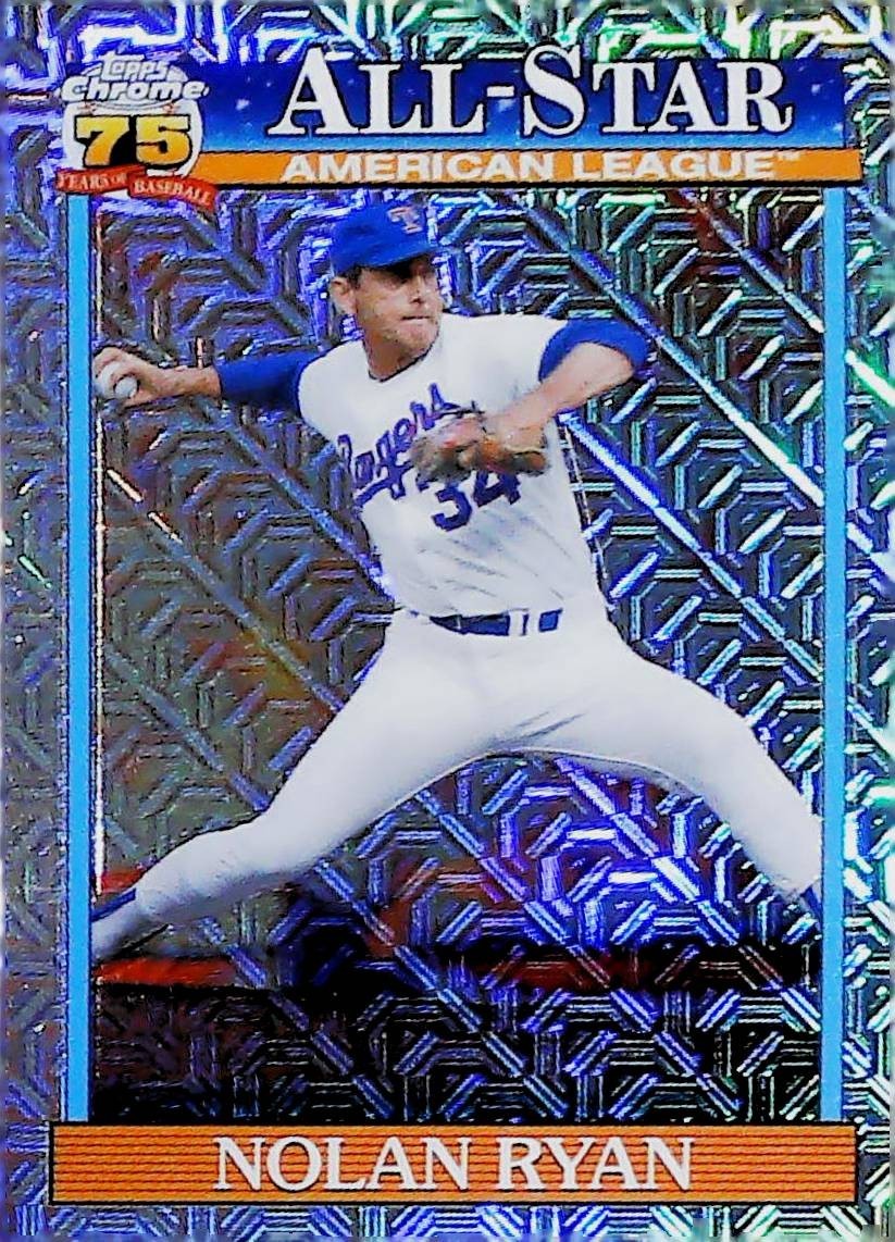 2026 TOPPS SERIES 1 SILVER PACK 1991 CHROME MOJO 91C2-7 NOLAN RYAN RANGERS