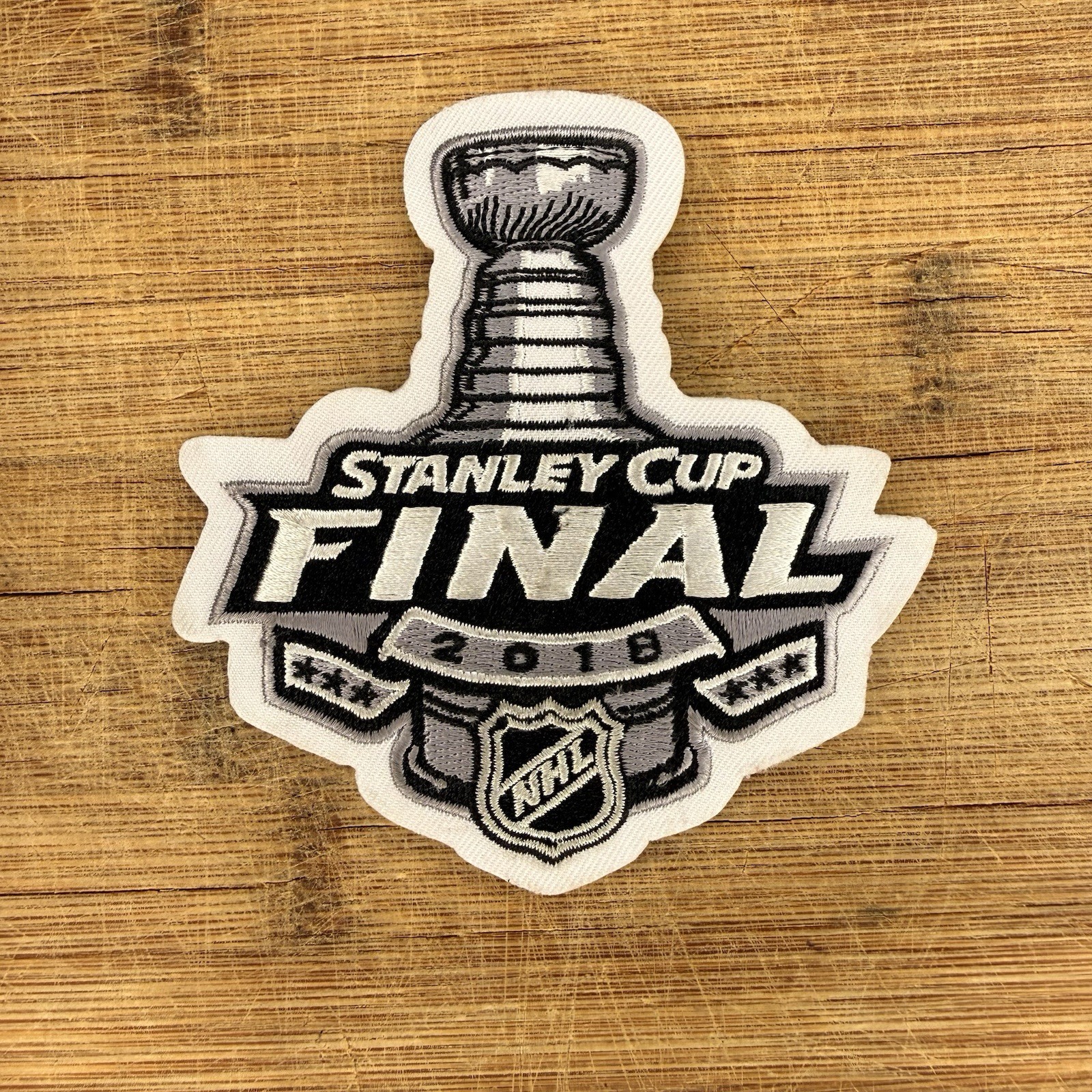 2018 Stanley Cup Final NHL Jersey 4×3.5in Embroidered Patch