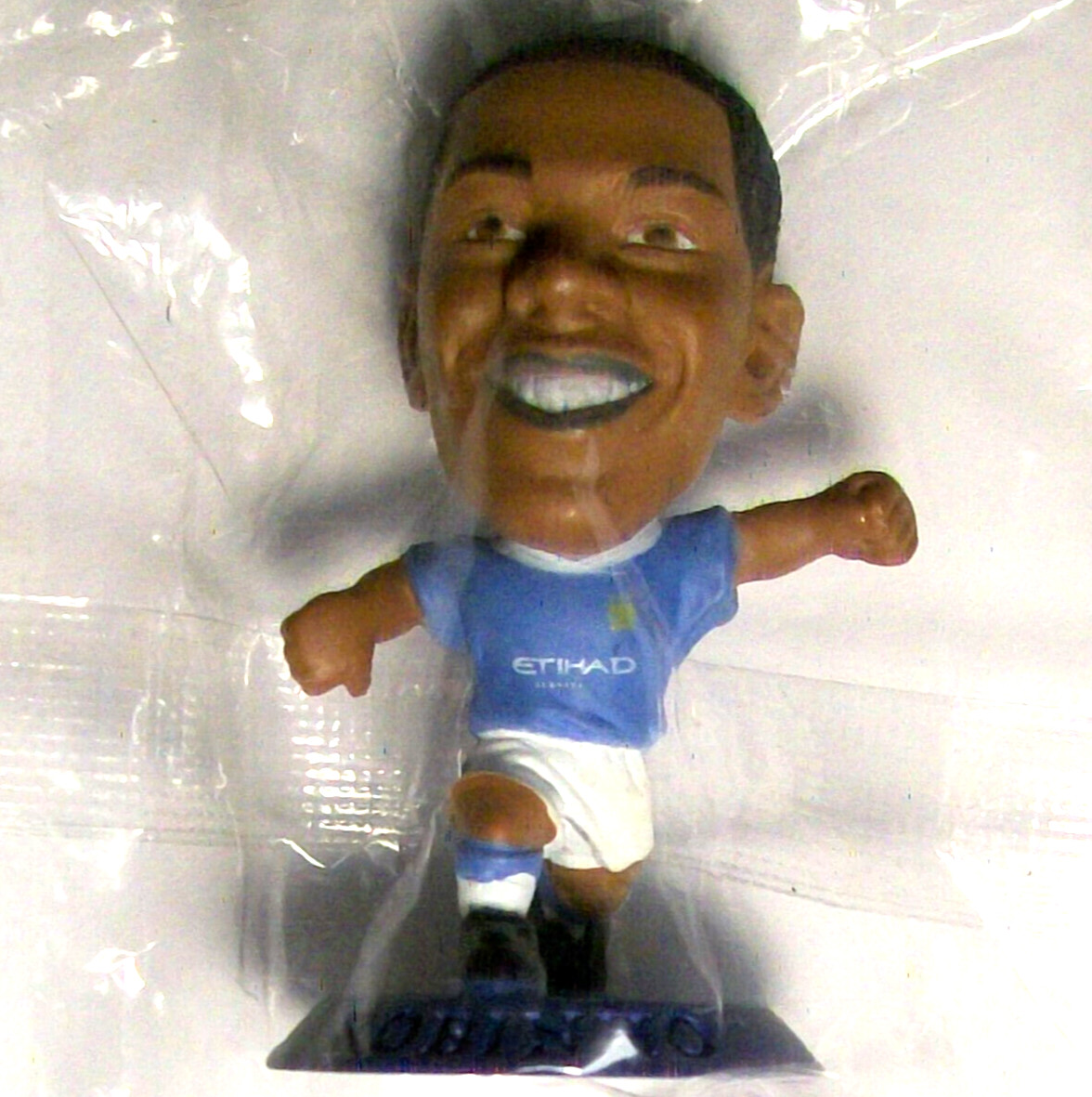 Corinthian Microstars MANCHESTER CITY Home ROBINHO MC12584 BLUE BASE – UK S19