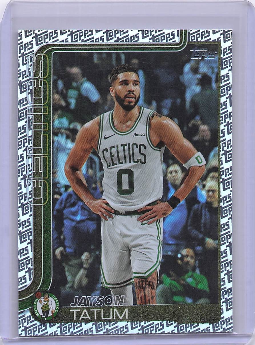 2025-26 Topps #1 Jayson Tatum Foil Pattern