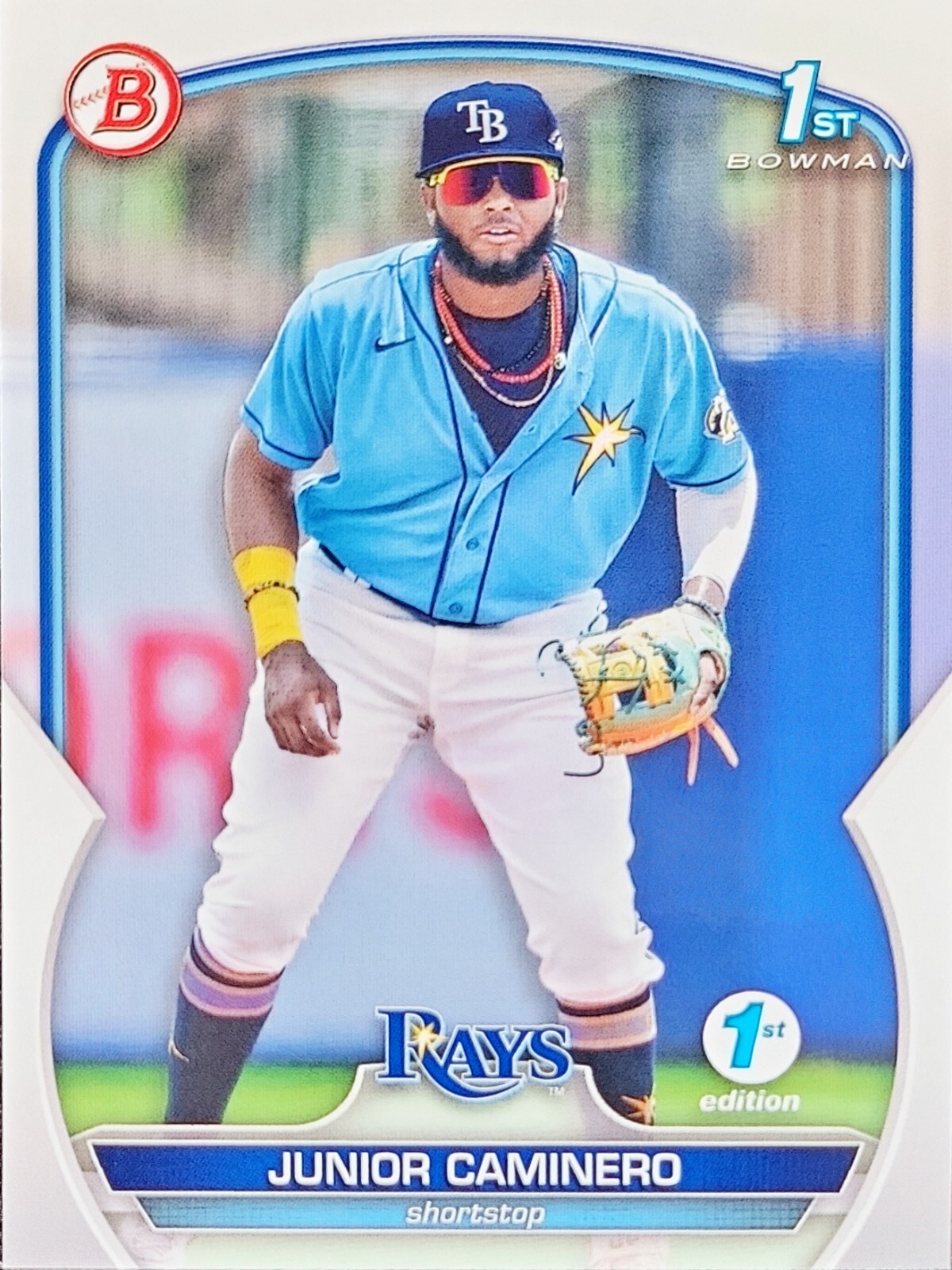2023 Bowman 1st Edition #BPPF-61 Junior Caminero 1st Bowman Tampa Bay Rays