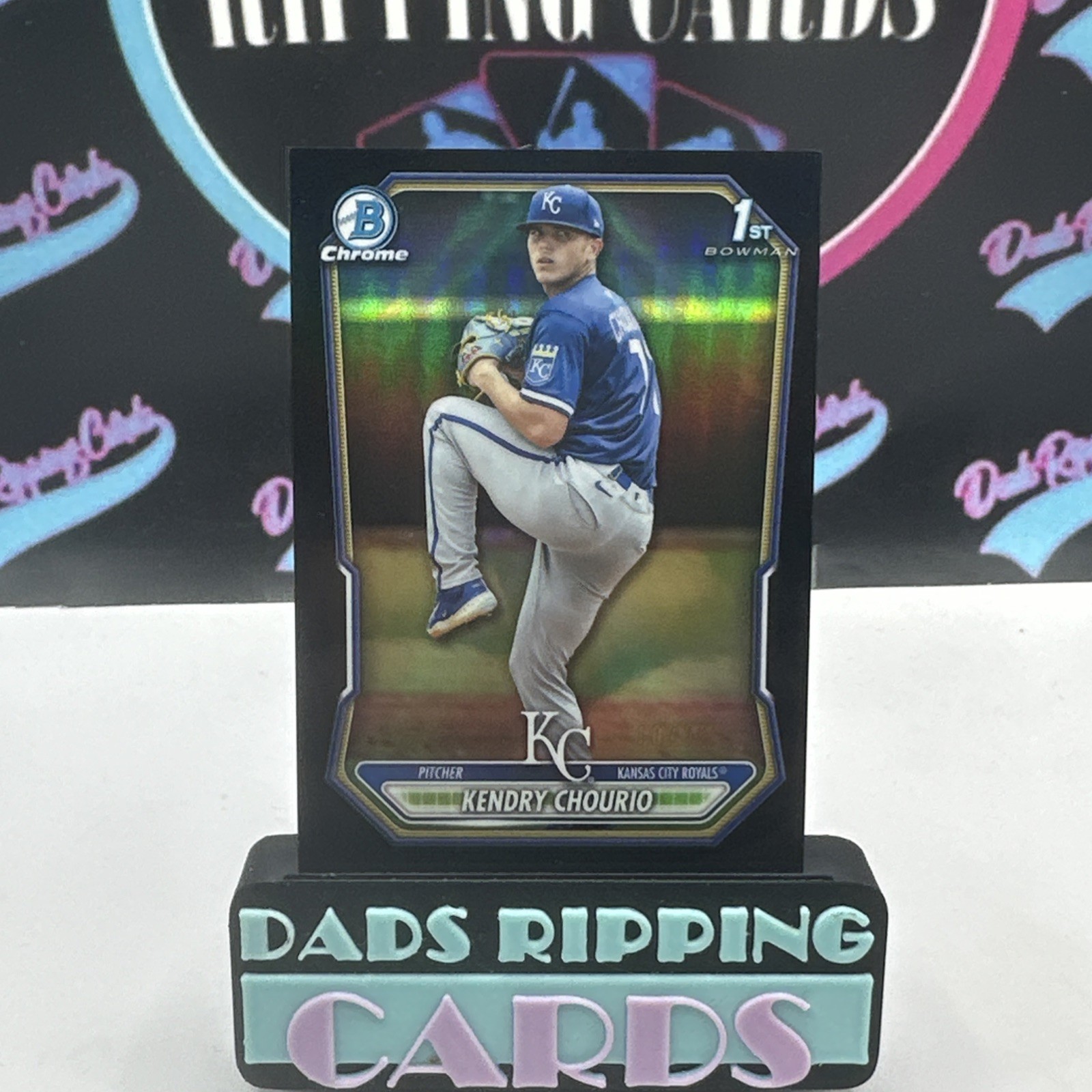2026 Bowman Chrome Kendry Chourio 1st Bowman KC Royals #BCP-7 Black 10/10