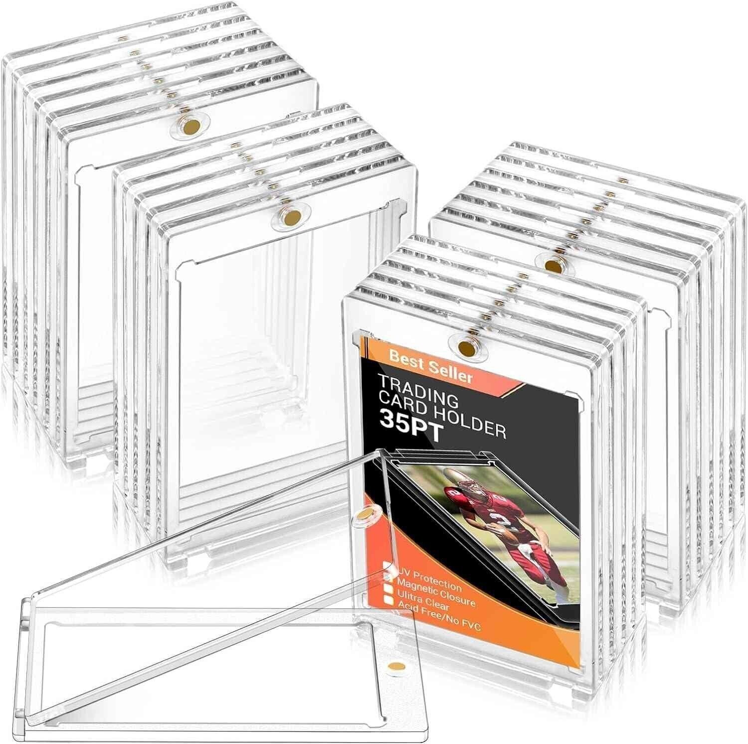 5/25/50/100/200/400 Pack Magnetic One Touch Card Holder For 35PT Pokémon Cards