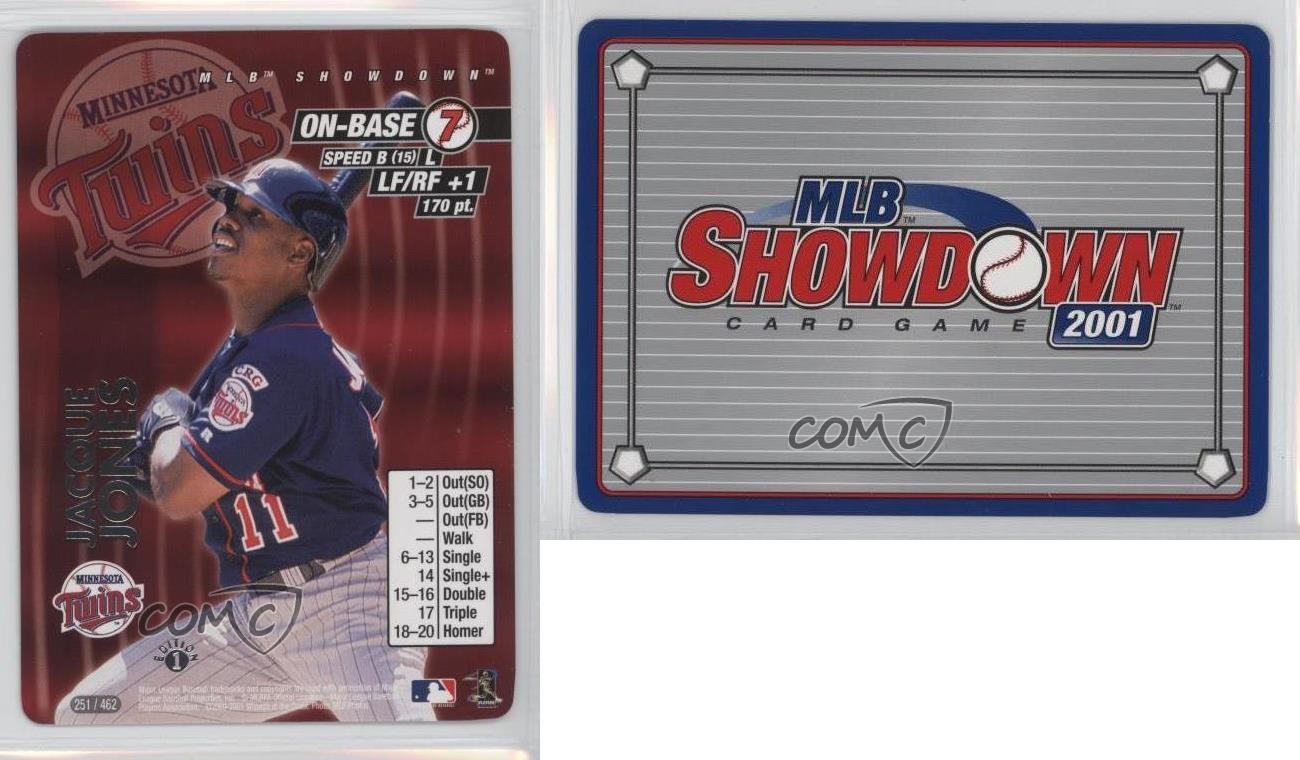 2001 MLB Showdown 1st Edition Jacque Jones #251 0q3