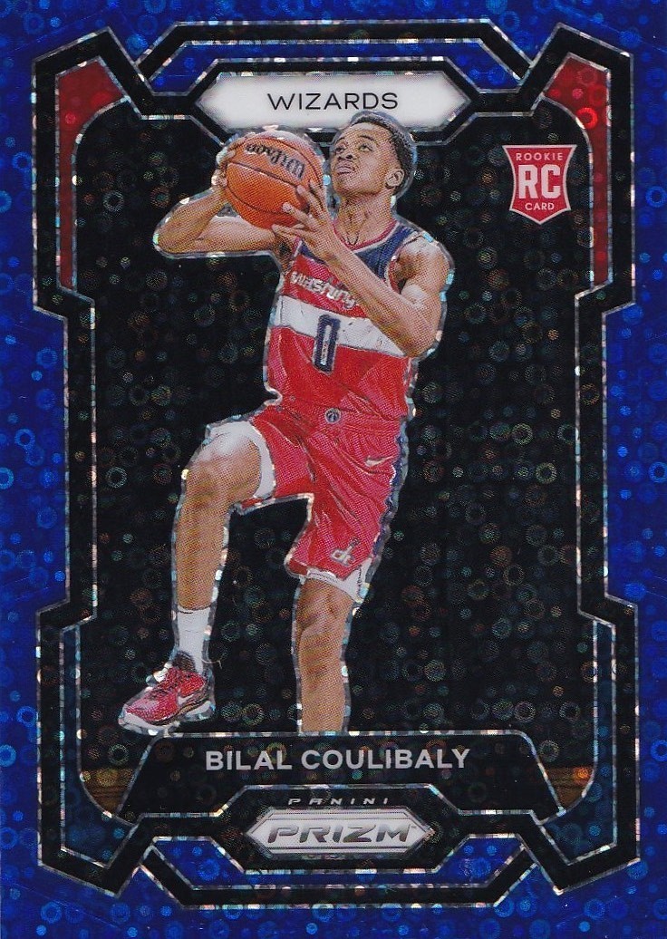 Bilal Coulibaly 2023-24 Panini Prizm Fast Break Blue Prizm RC 150/150 #153