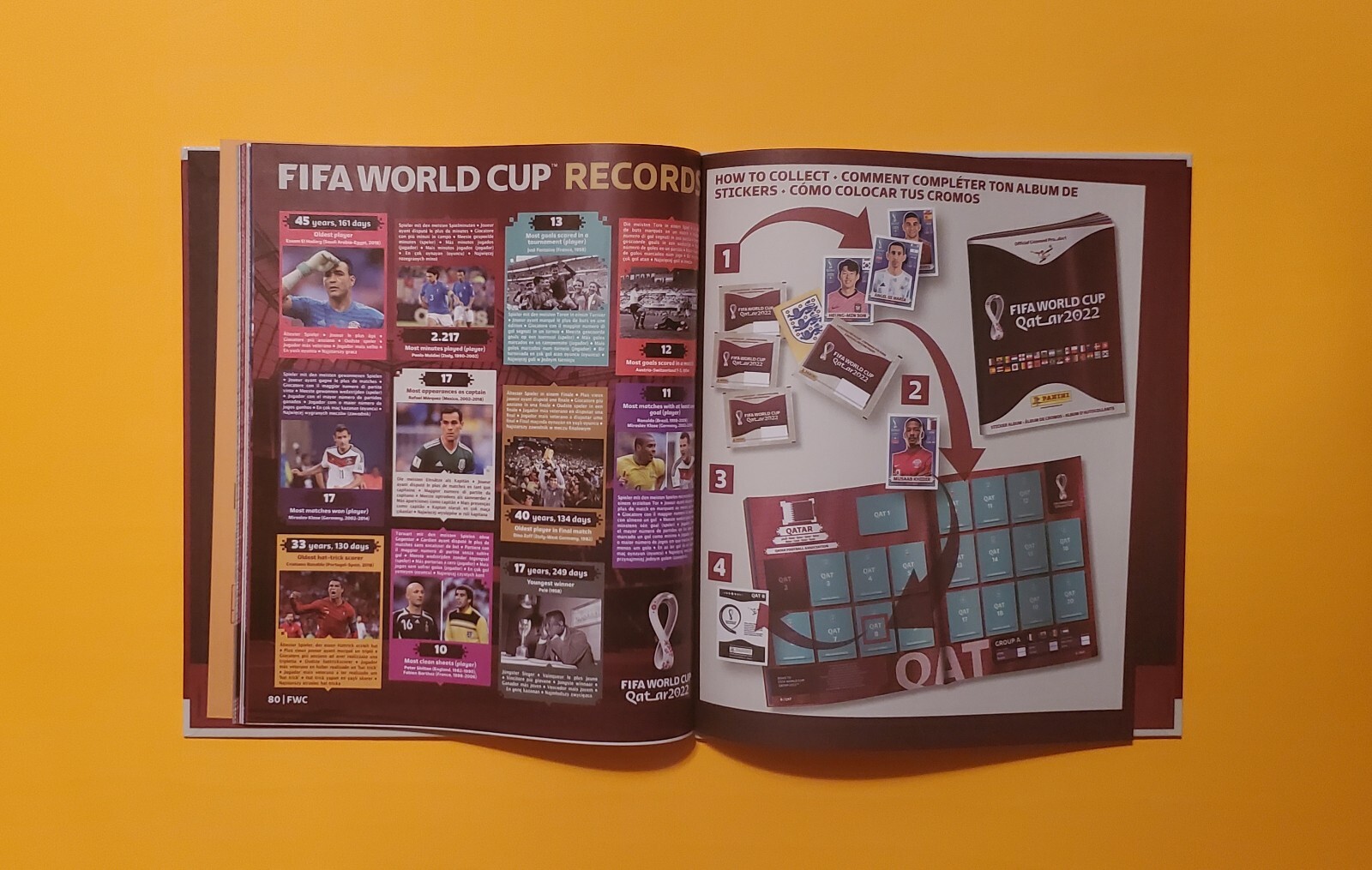 PANINI HARDCOVER ALBUM BLUE PARALLEL WORLD CUP QATAR 2022 + COMPLETE SET🔥