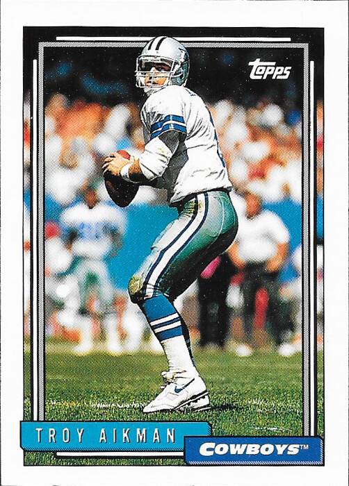1992 Topps #744 Troy Aikman (NM) – Dallas Cowboys