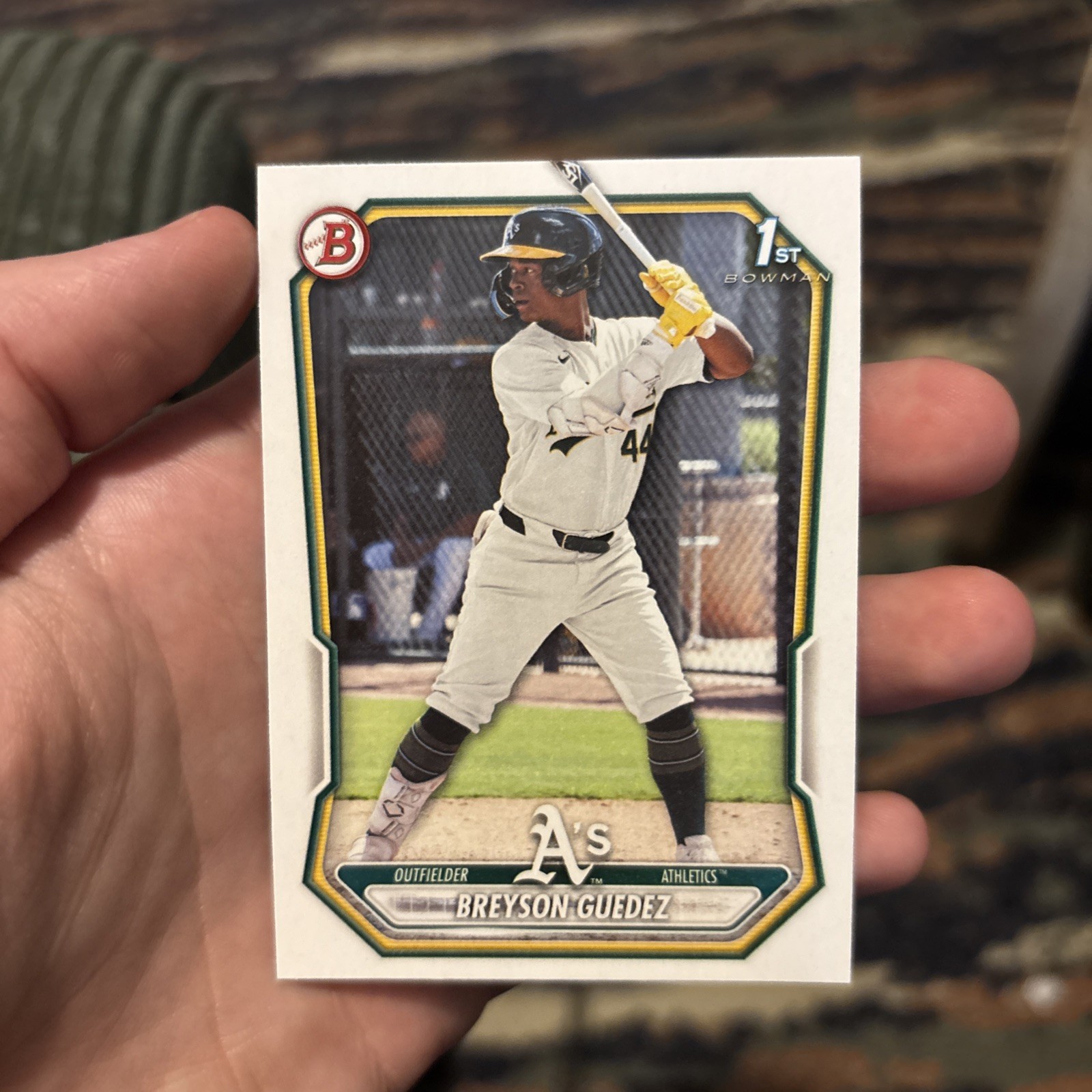 2026 Bowman Prospects Breyson Guedez #BP-32 Athletics