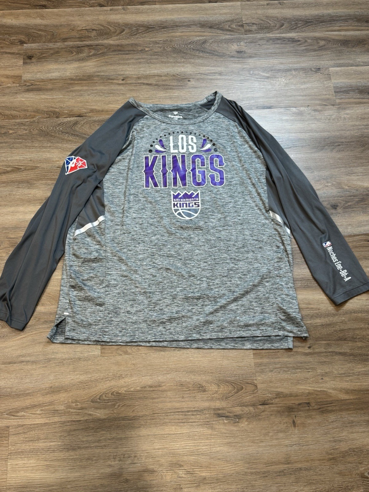 Sacramento Kings Shirt Los Kings Latin Nights Sz XL Fanatics Brand NBA