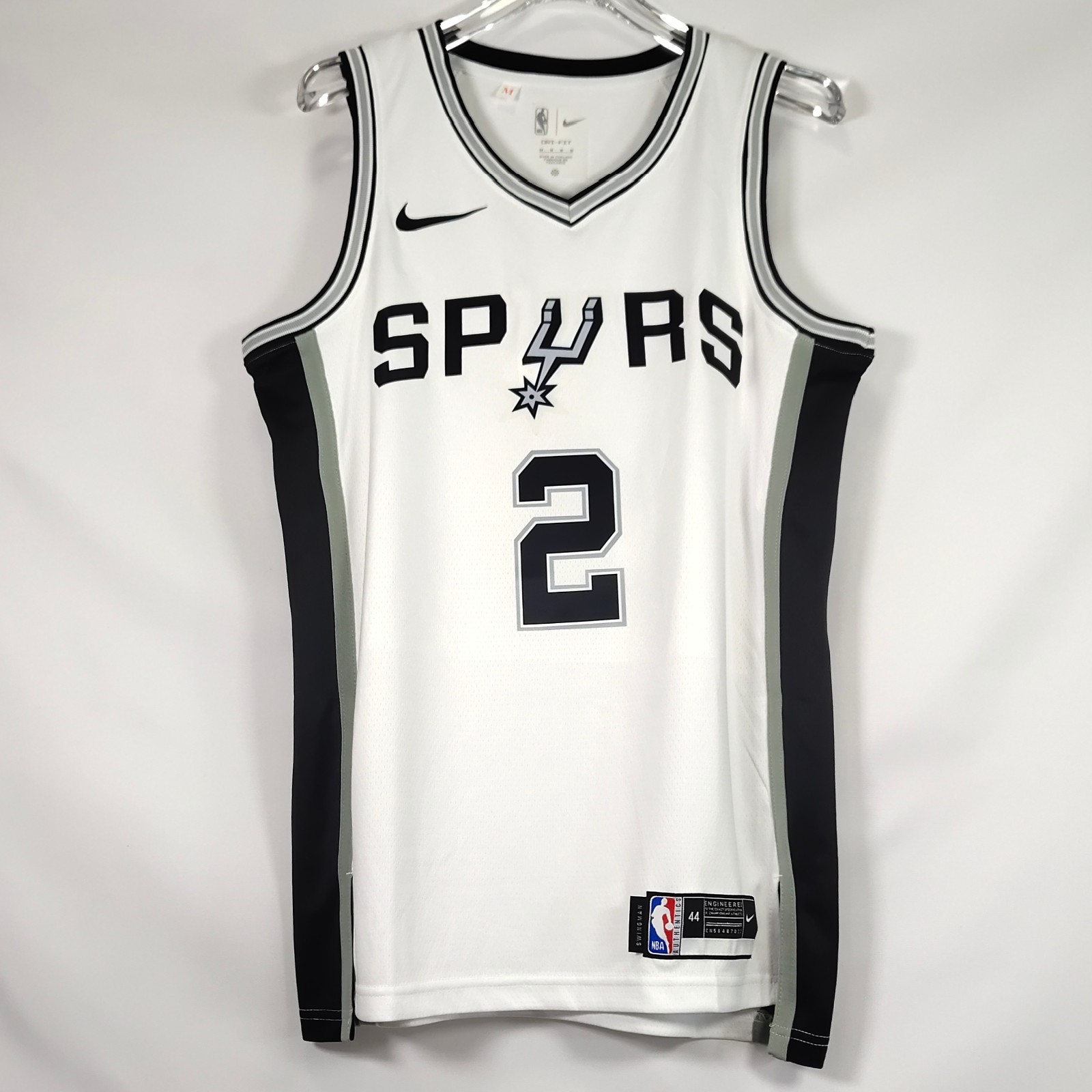 Dylan Harper #2 Heat-pressed Printed Jersey (Black and White)