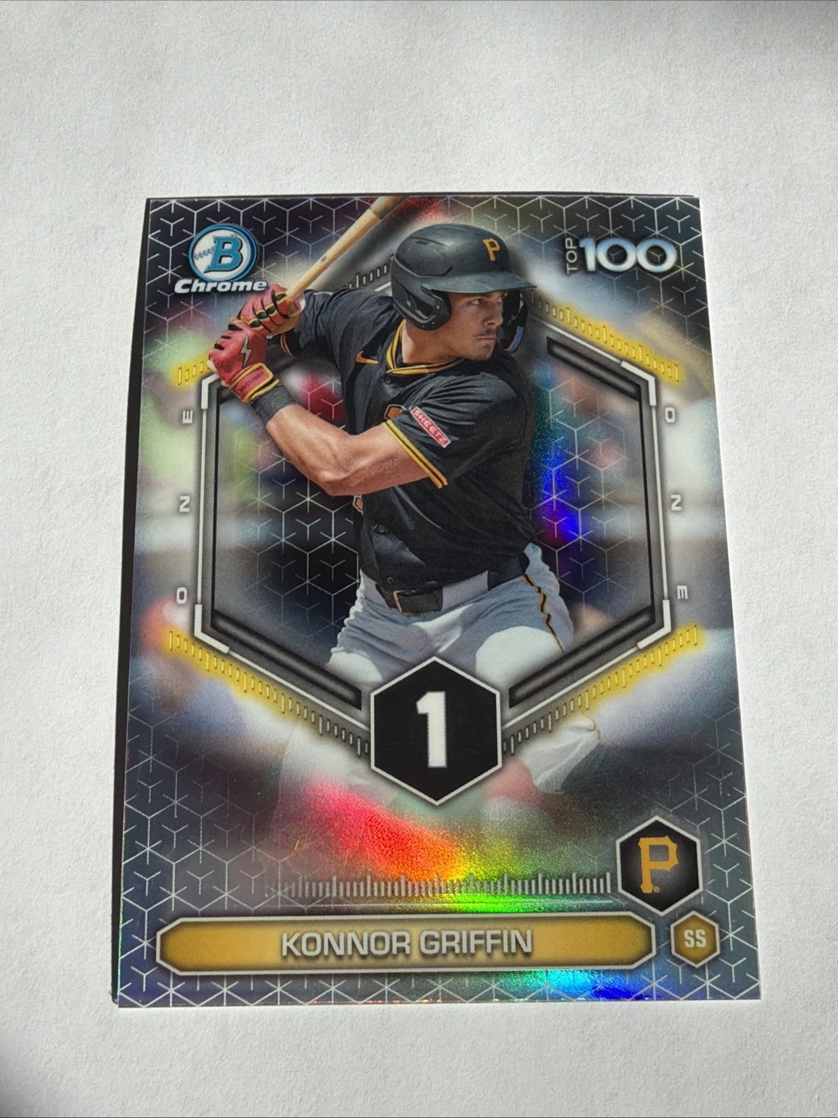 2026 Bowman Chrome Konnor Griffin Top 100 Insert BTP-1 Pittsburgh Pirates