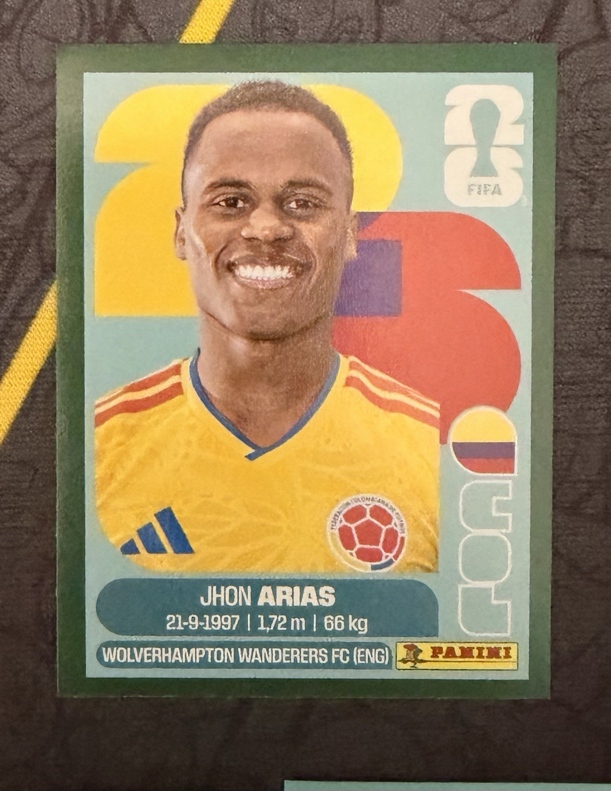 2026 World Cup Colombia ALL Parallels Panini stickers YOU-PICK