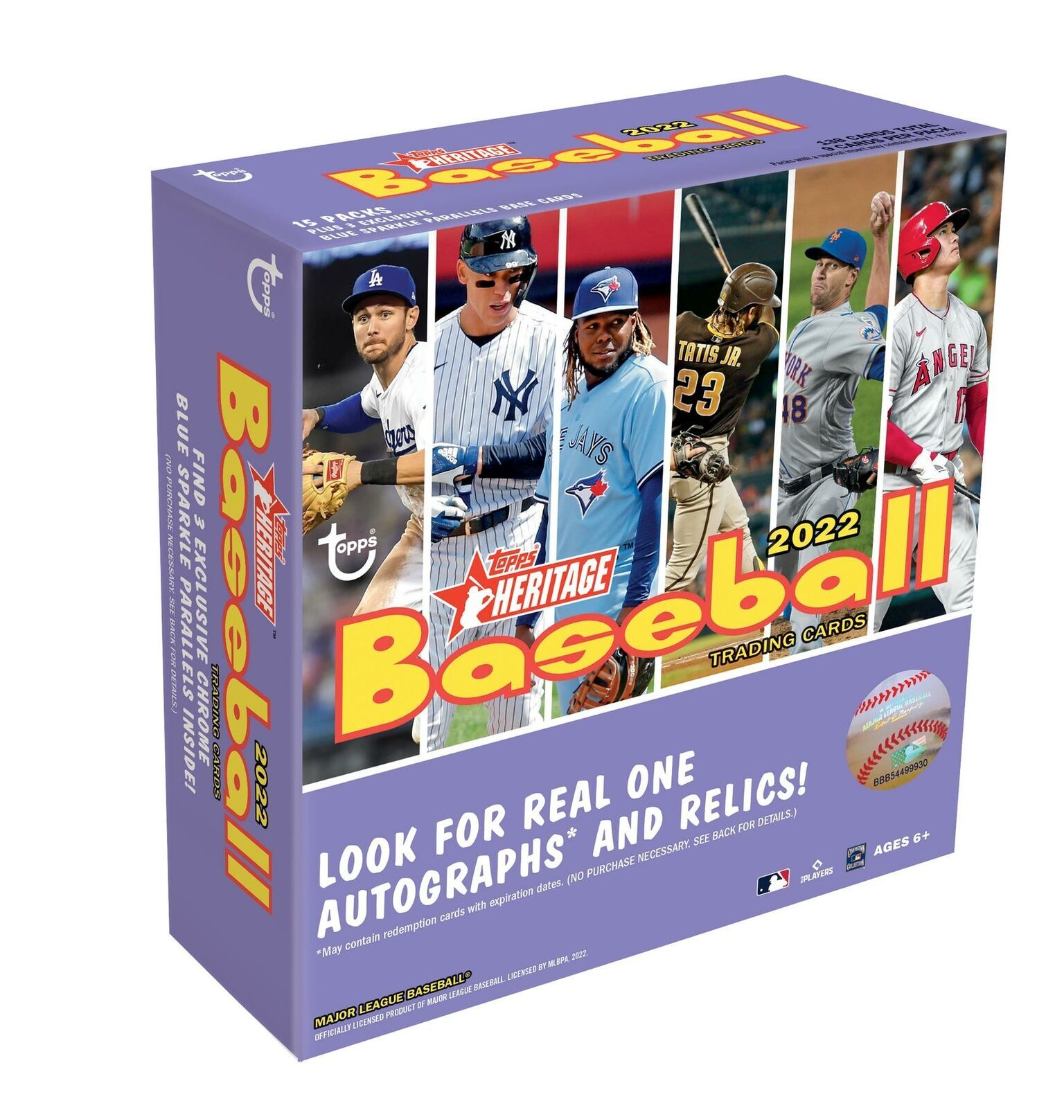2022 Topps Heritage Baseball Mega Box – 138 Cards