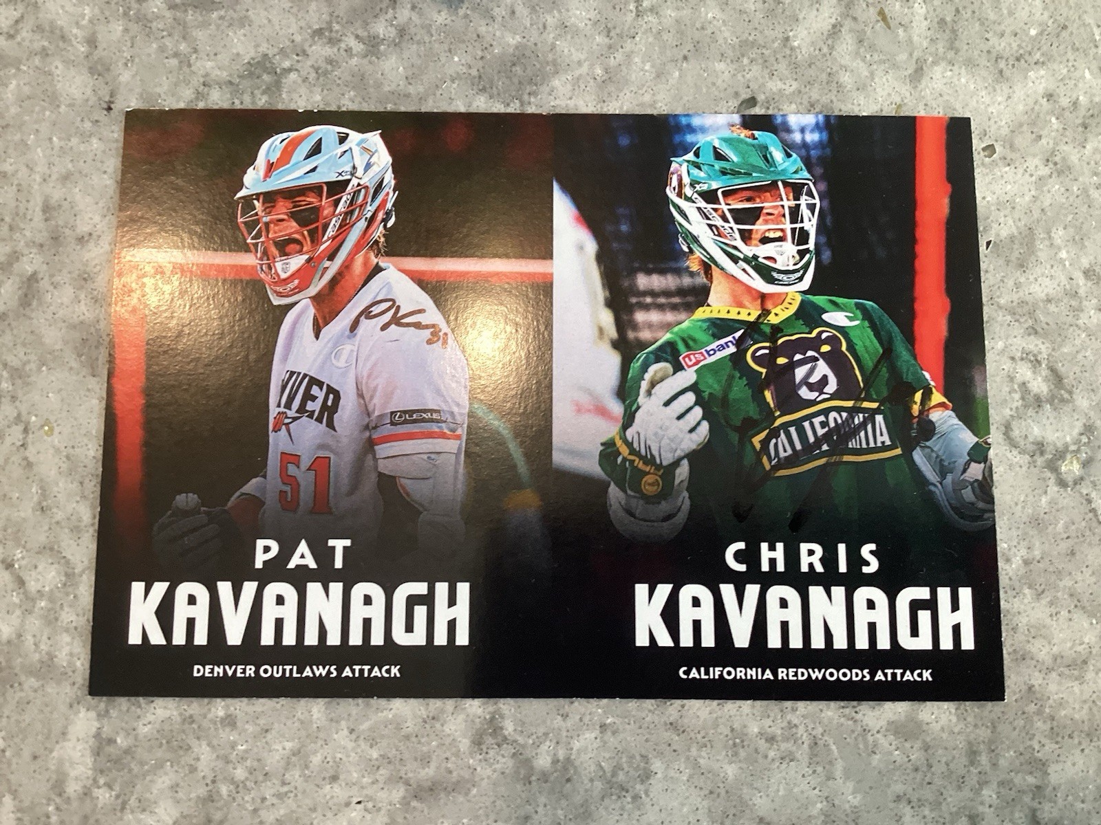 Chris Kavanagh And Pat Kavanagh Signed Card Autograph 2025