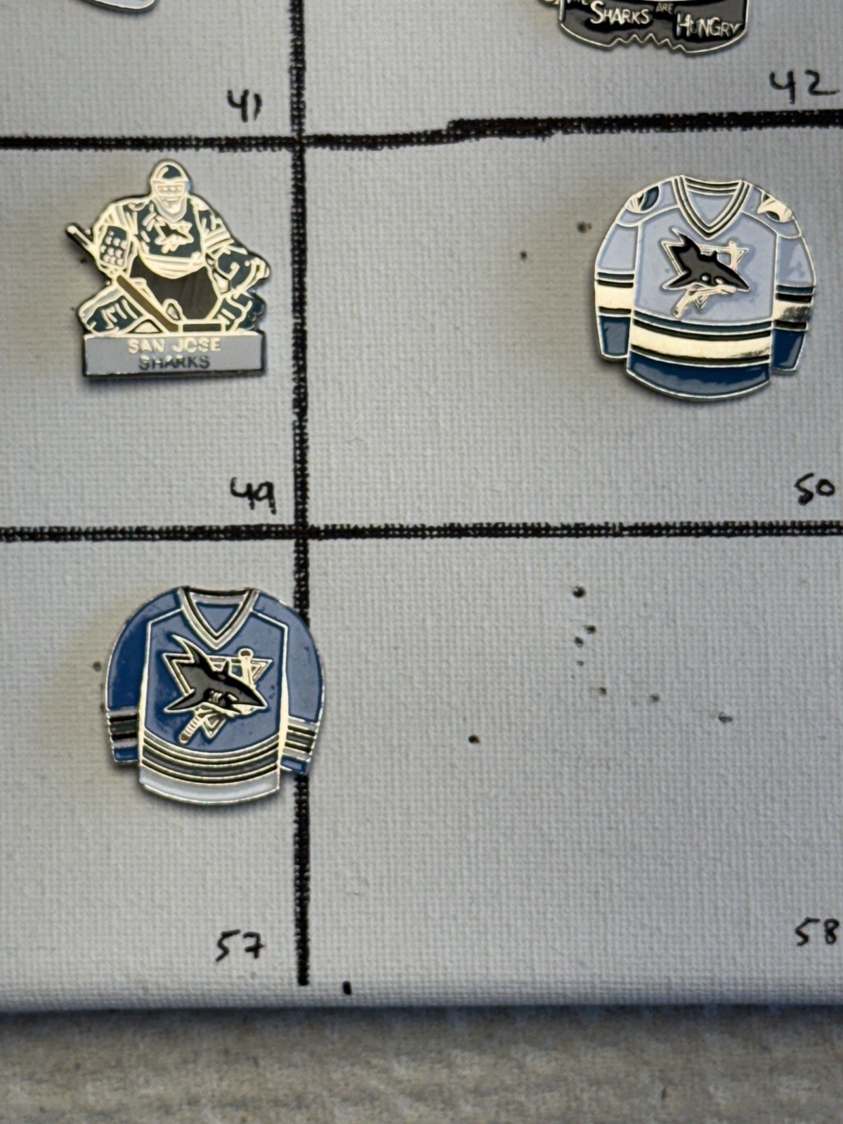San Jose Sharks NHL Ice Hockey Lapel Pins; You Pick! Volume Discount