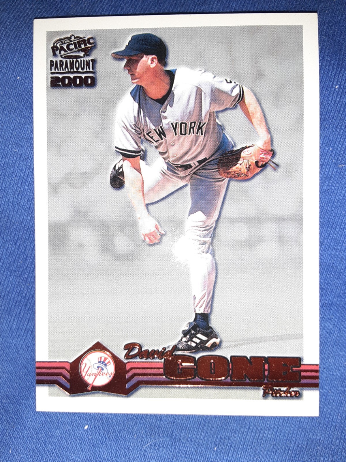 DAVID CONE 2000 Pacific Paramount COPPER #157 – YANKEES MVP HOF MLB