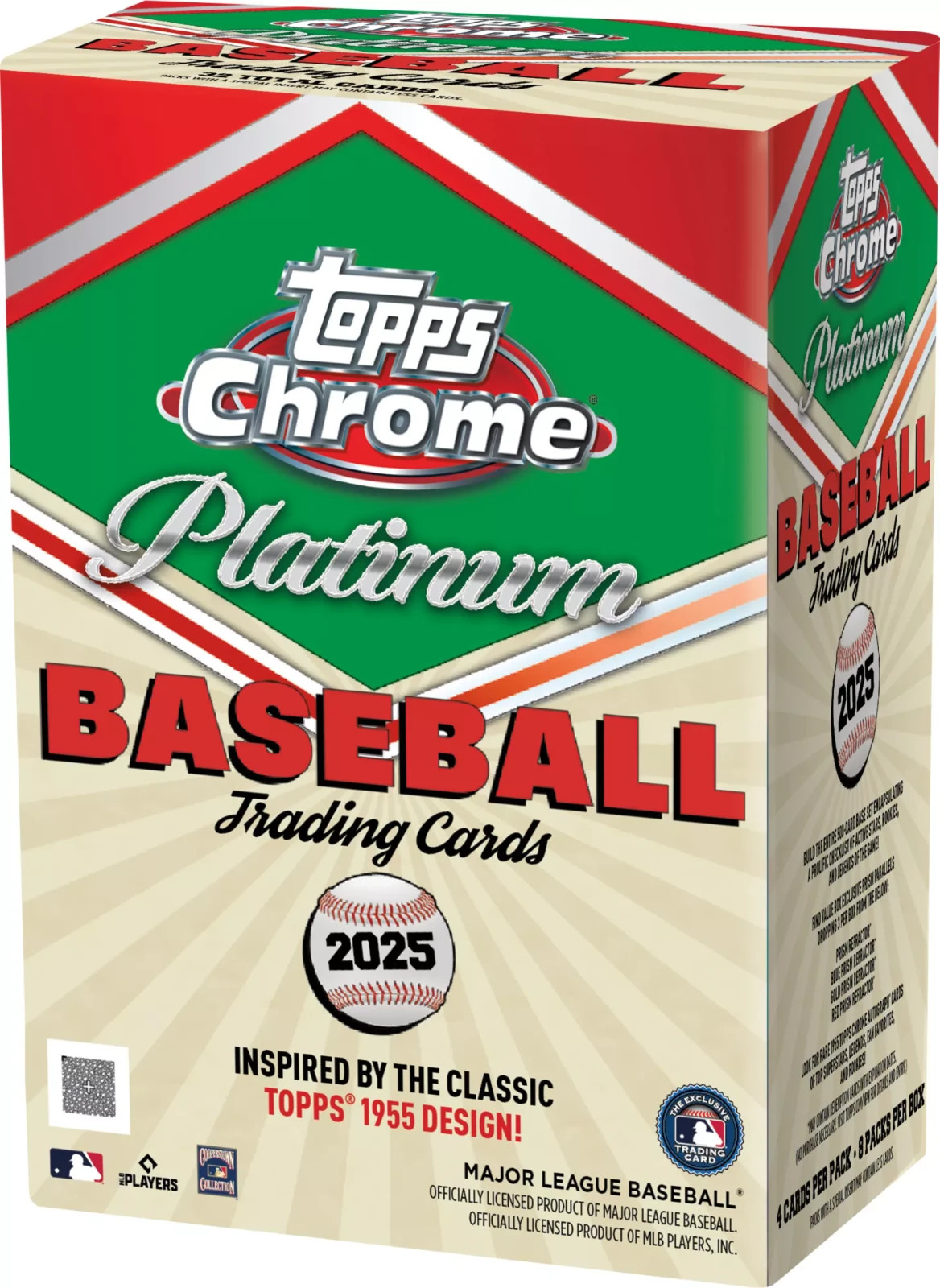 2025 Topps Chrome Platinum Anniversary ’55 Baseball Value Box – IN STOCK!