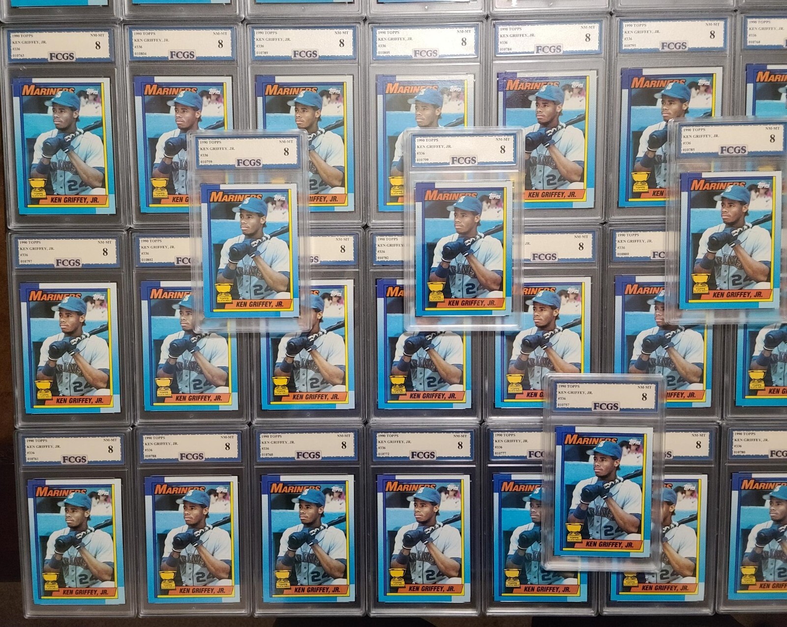 1990 Topps Ken Griffey, Jr. #336 Graded FCGS 8 NM-MT