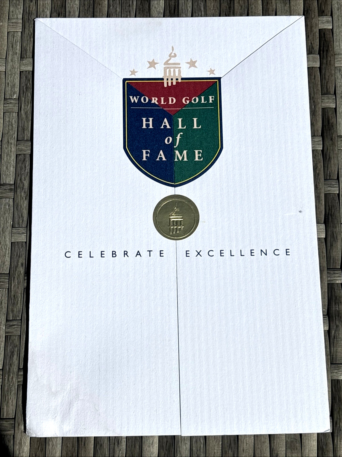 1999 World Golf Hall of Fame Induction Ceremony Brochure Ballesteros Mangrum