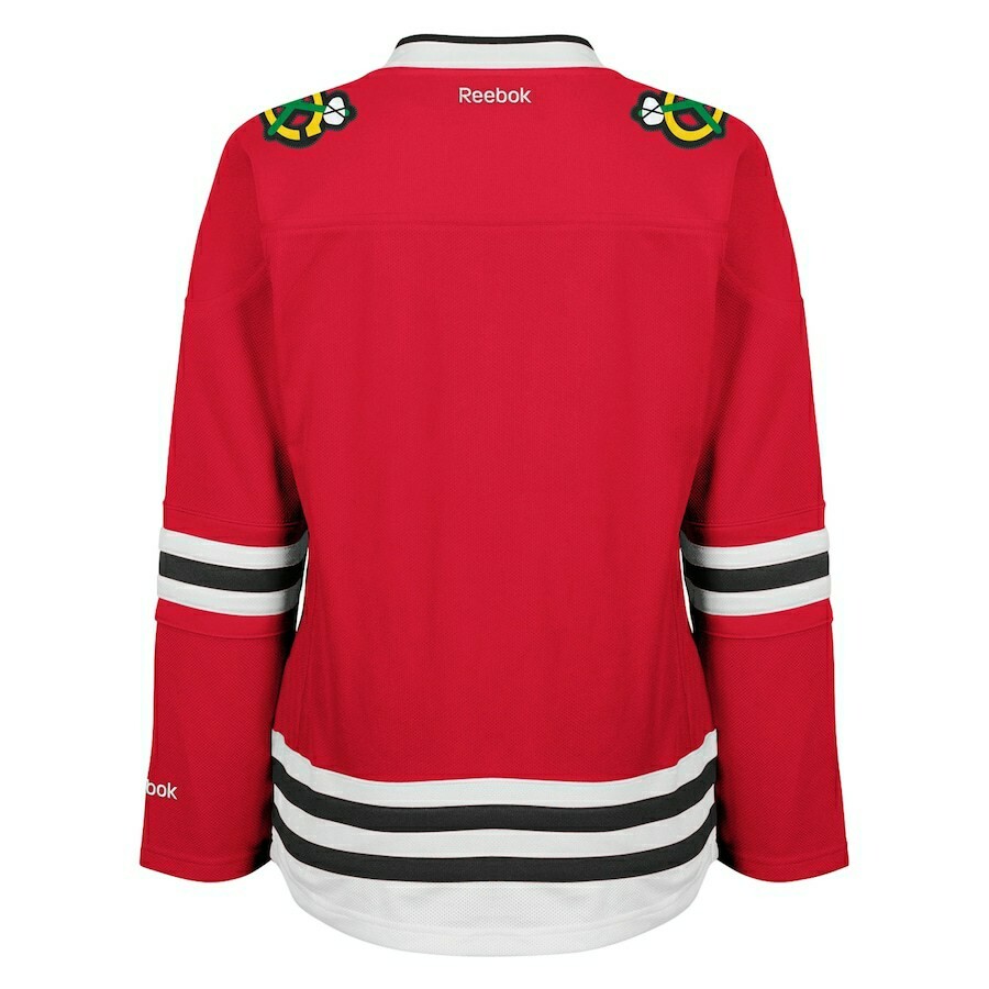 New Blackhawks Jersey Women’s Small Premier Stitched Reebok Red Retail $109