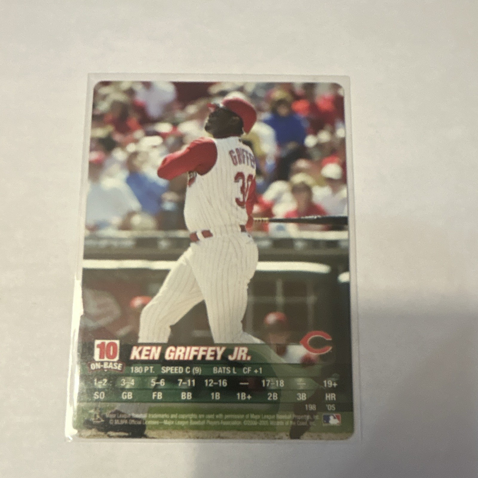 Wizards of the Coast 2005 MLB Showdown Ken Griffey Jr #198 Reds On-Base
