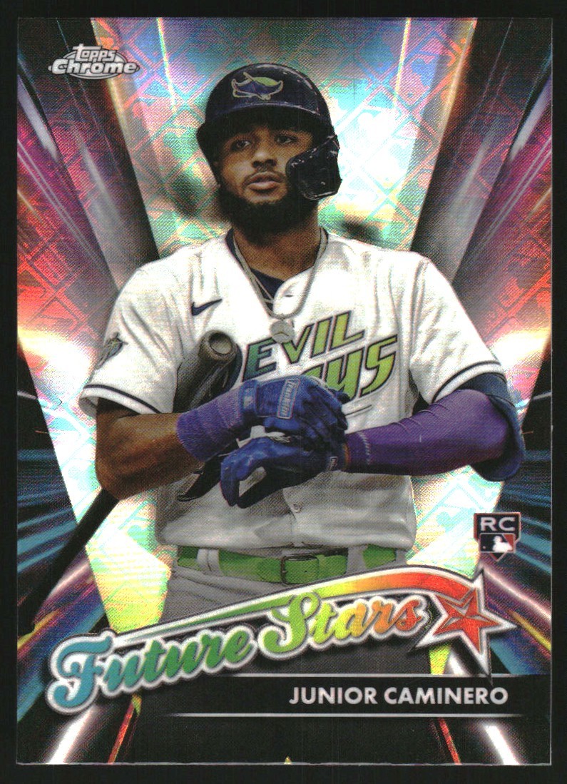 2024 Topps Chrome Logofractor Future Stars #FSLE5 Junior Caminero – BB