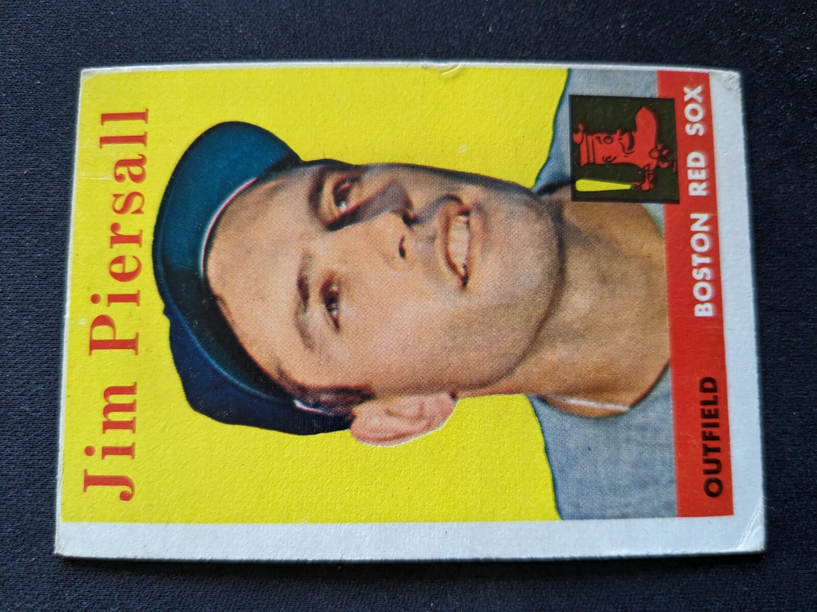 1958 Topps Baseball Card # 280 Jim Piersall – Boston Red Sox (VG/EX)