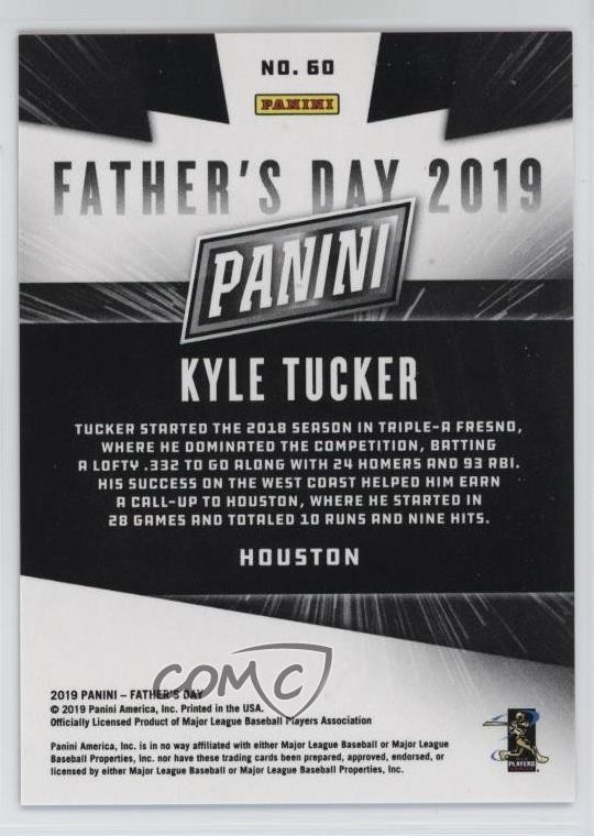 2019 Panini Father’s Day Rookie /199 Kyle Tucker #60 Rookie RC 3tb