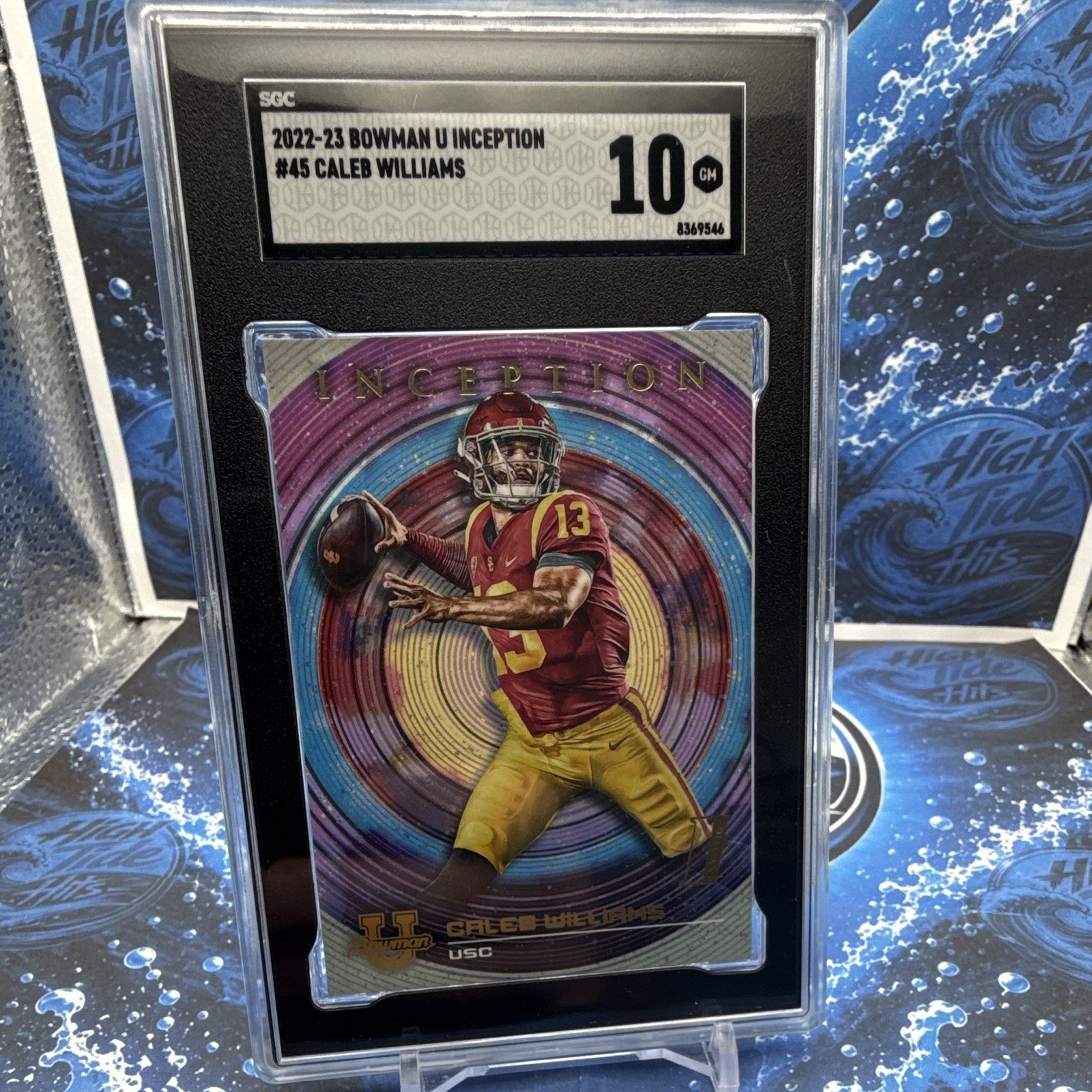 Topps 2022-23 Bowman Inception University Caleb Williams #45 USC SGC 10