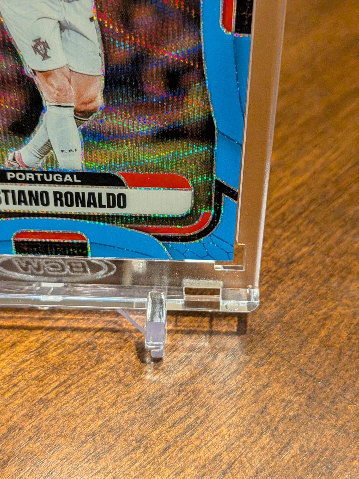 2026 Panini Prizm CRISTIANO RONALDO #367 Fluorescent Blue Wave /225 Portugal