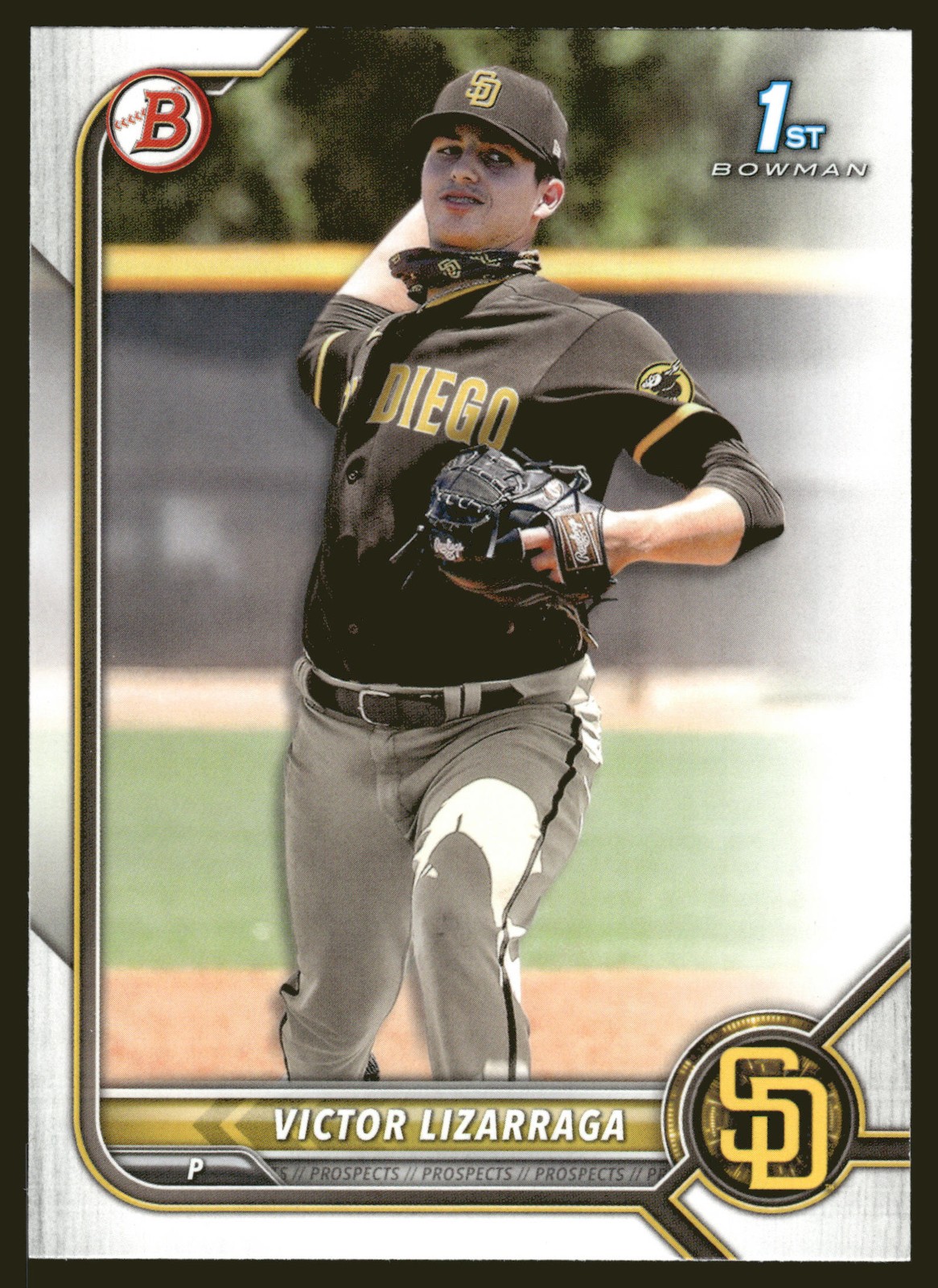 2022 Bowman 1st Edition Victor Lizarraga San Diego Padres #BPPF-127