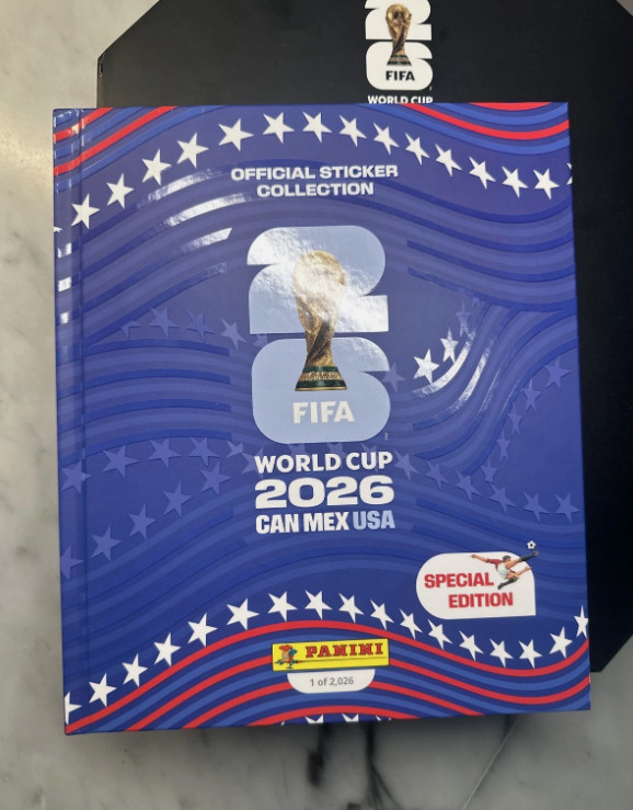 2026 Panini FIFA World Cup Hardcover Album USA 1 of 2026 Edition Limited