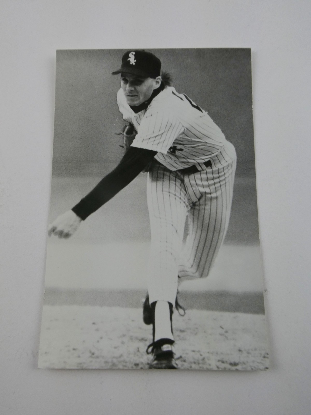 Greg Hibbard Photo B&W 3.5×5.25 Kodak Postcard Chicago White Sox RPPC