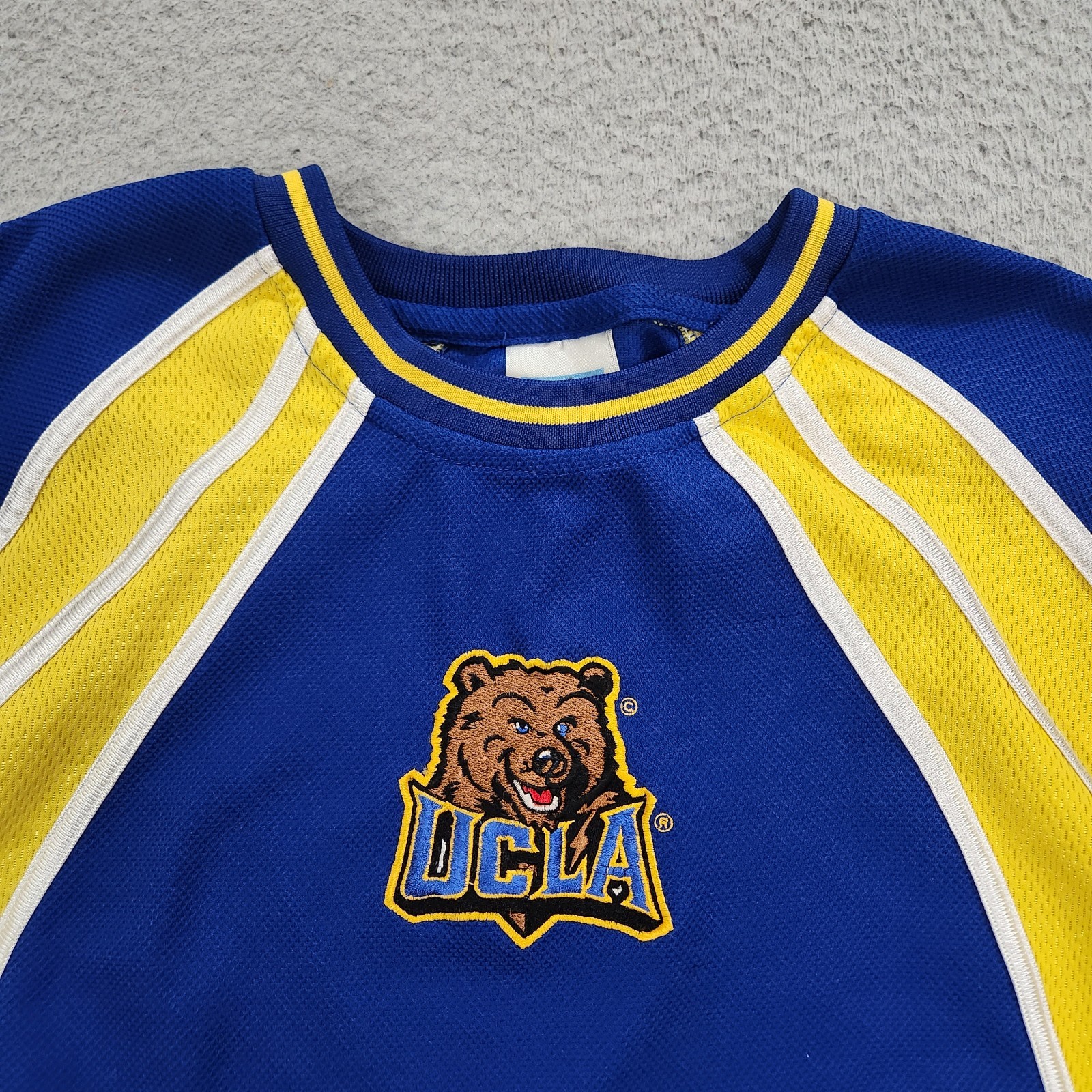 Vintage Adidas Ucla Bruins Shirt Youth Large Blue Embroidered Athletic NCAA 90s