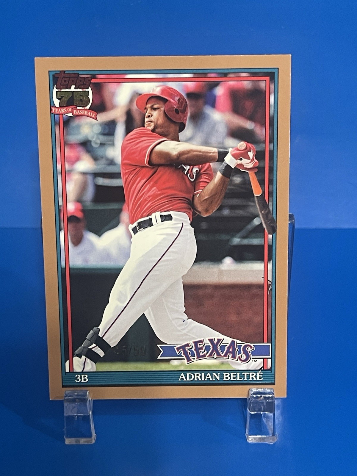 2026 Topps Series 1 – 1991 Topps Baseball Adrian Beltre #T91-59 Gold 45/50