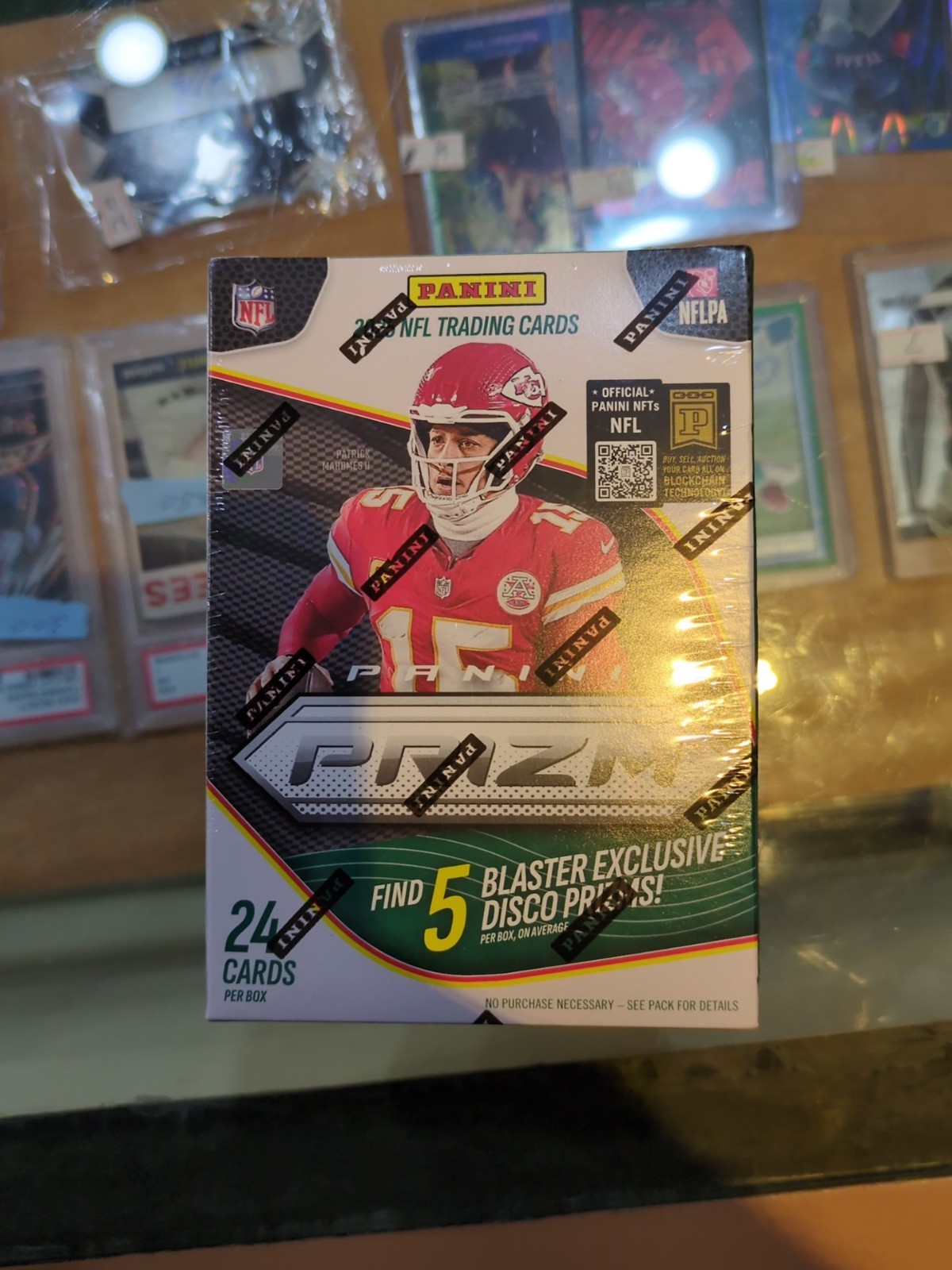 2025 Panini Prizm NFL Blaster Box Exclusive Disco Prizms