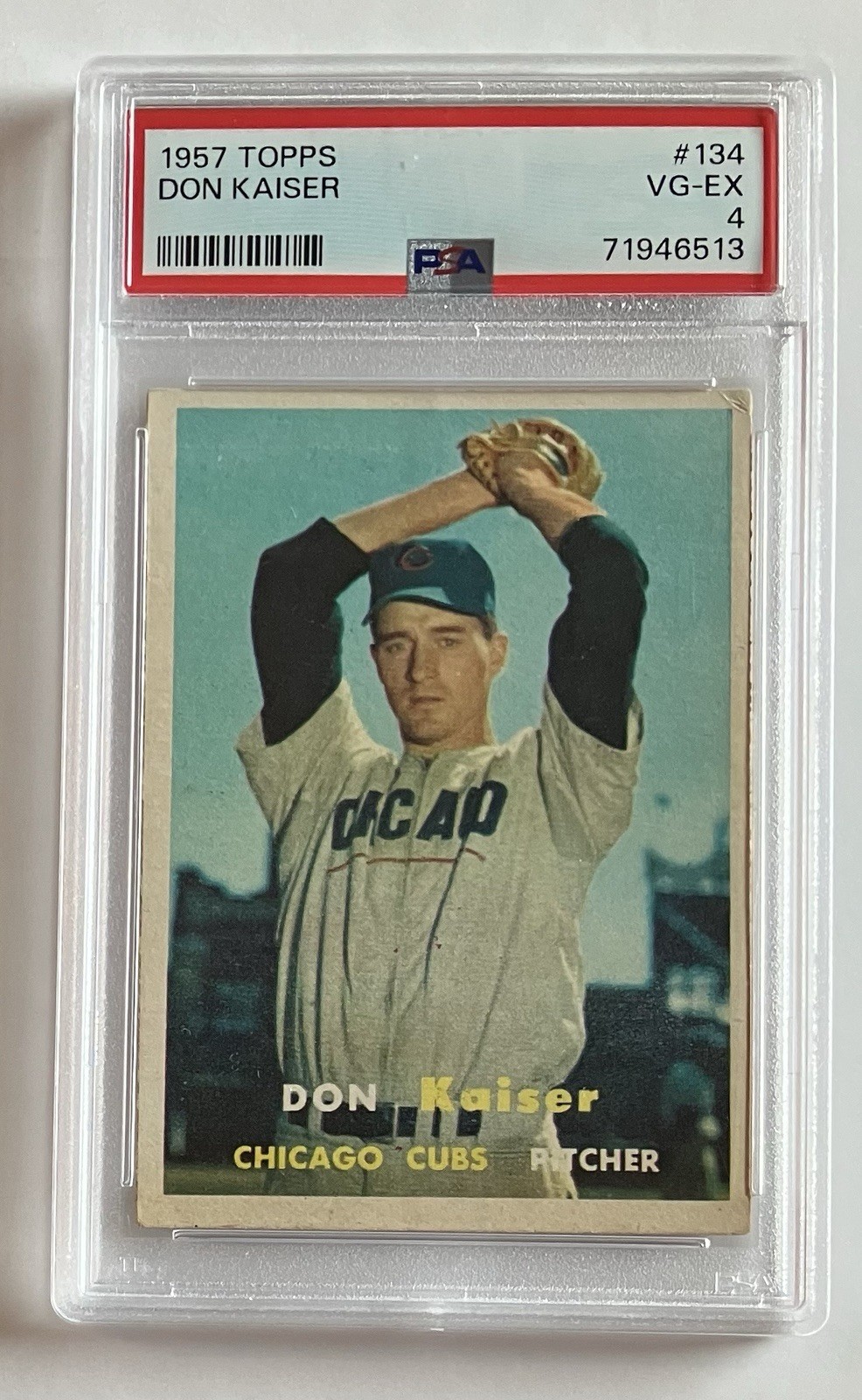 1957 Topps Don Kaiser #134 PSA 4