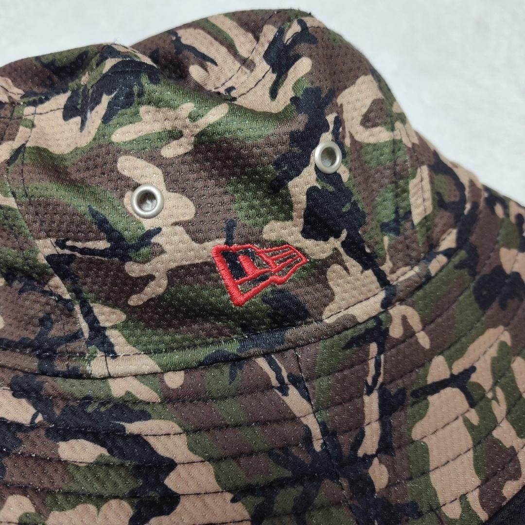 Chicago Cubs Hat Bucket Mens One Size Green Camo MLB Baseball Camouflage New Era