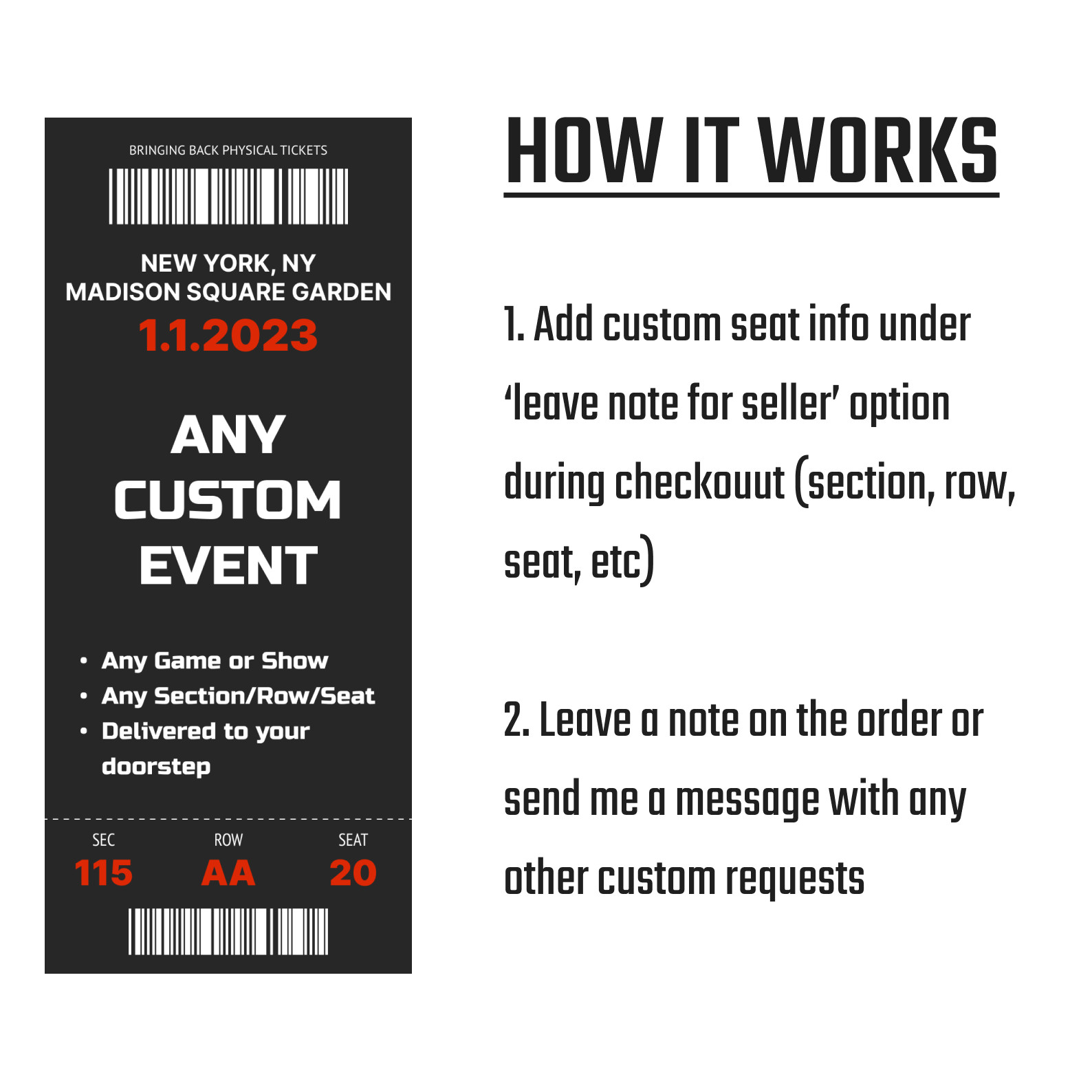2026 NBA FINALS Spurs vs Knicks Replica Customizable Ticket Stub Any Seat/Game